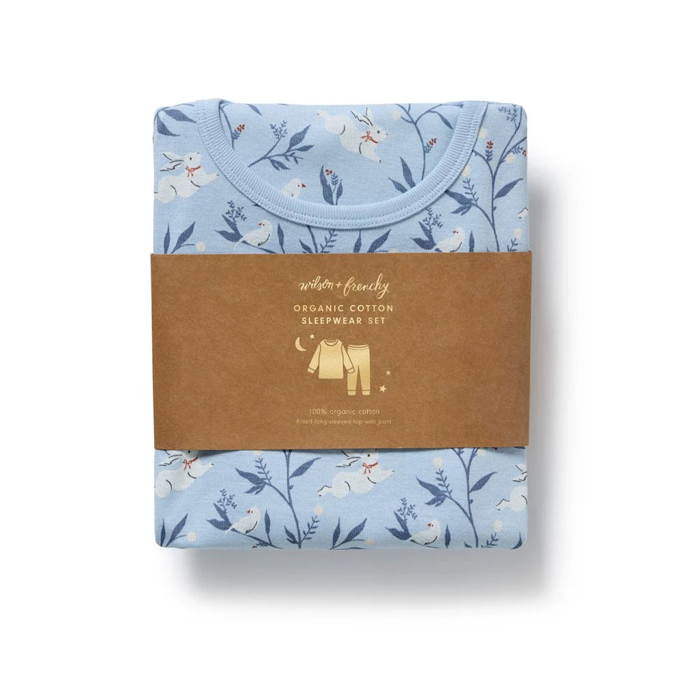 Wilson & Frenchy | Organic Long Sleeved Pyjamas | Bunny Whistle