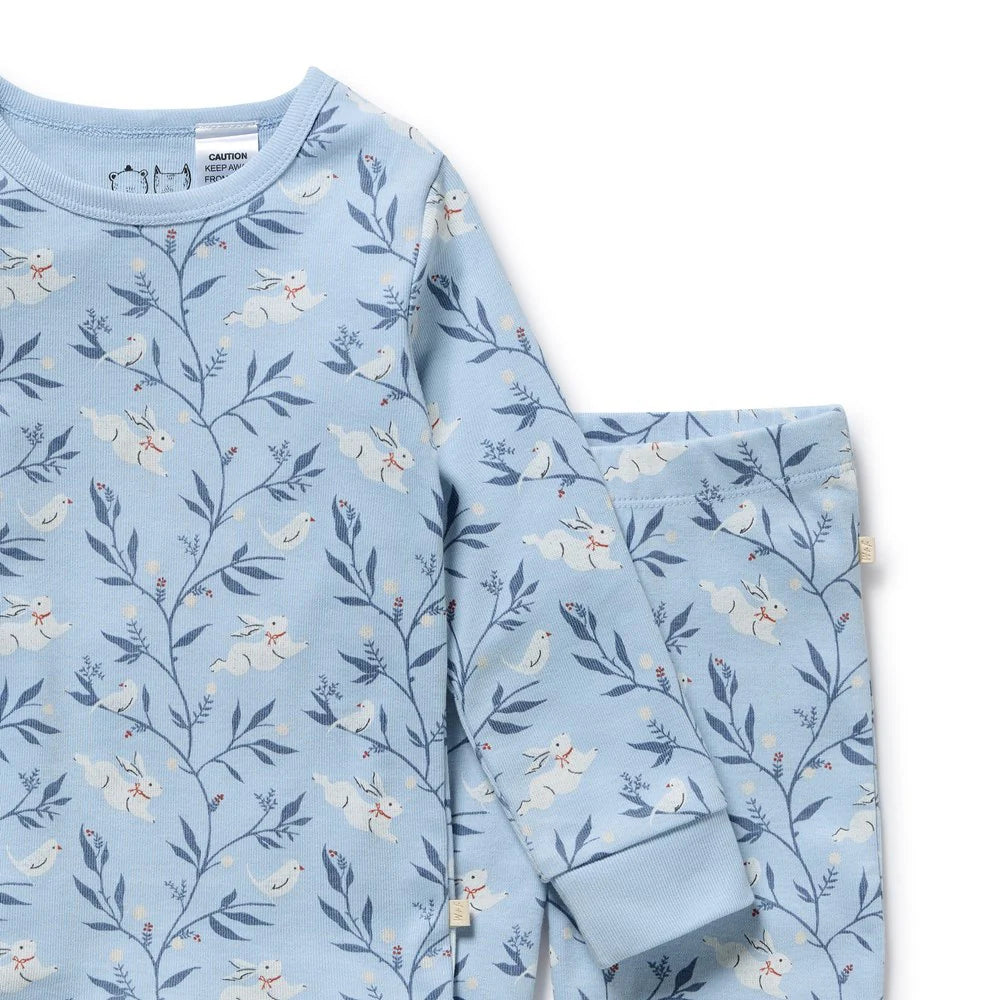 Wilson & Frenchy | Organic Long Sleeved Pyjamas | Bunny Whistle