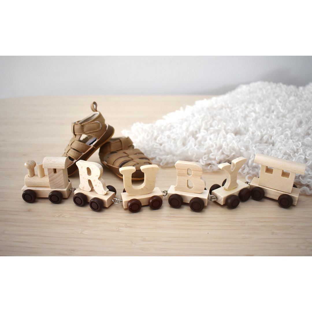 Wooden Name Train | Letter B