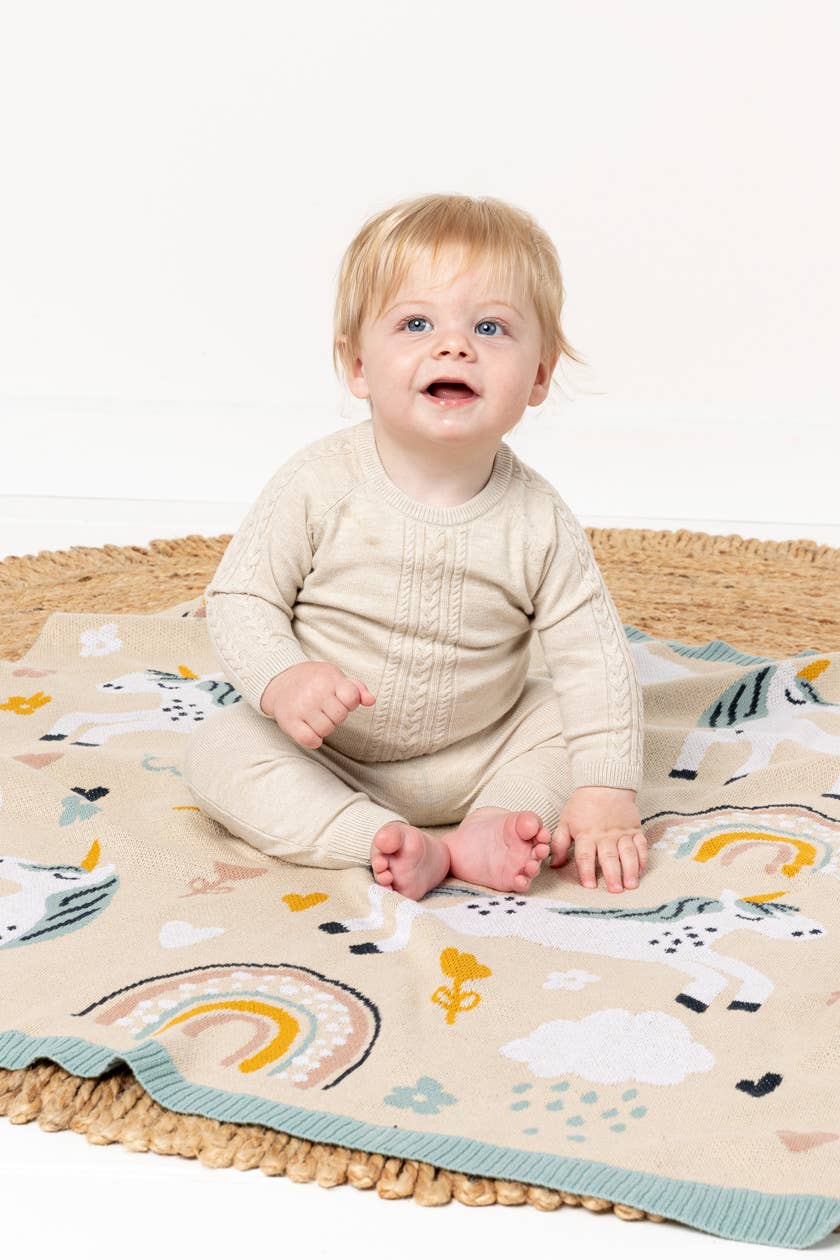 Indus Design | Unicorn Magic Baby Blanket