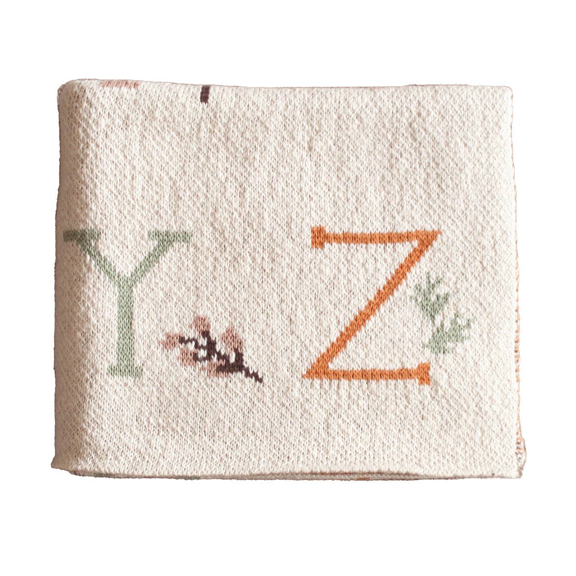 Alimrose - Alphabet Baby Blanket Natural