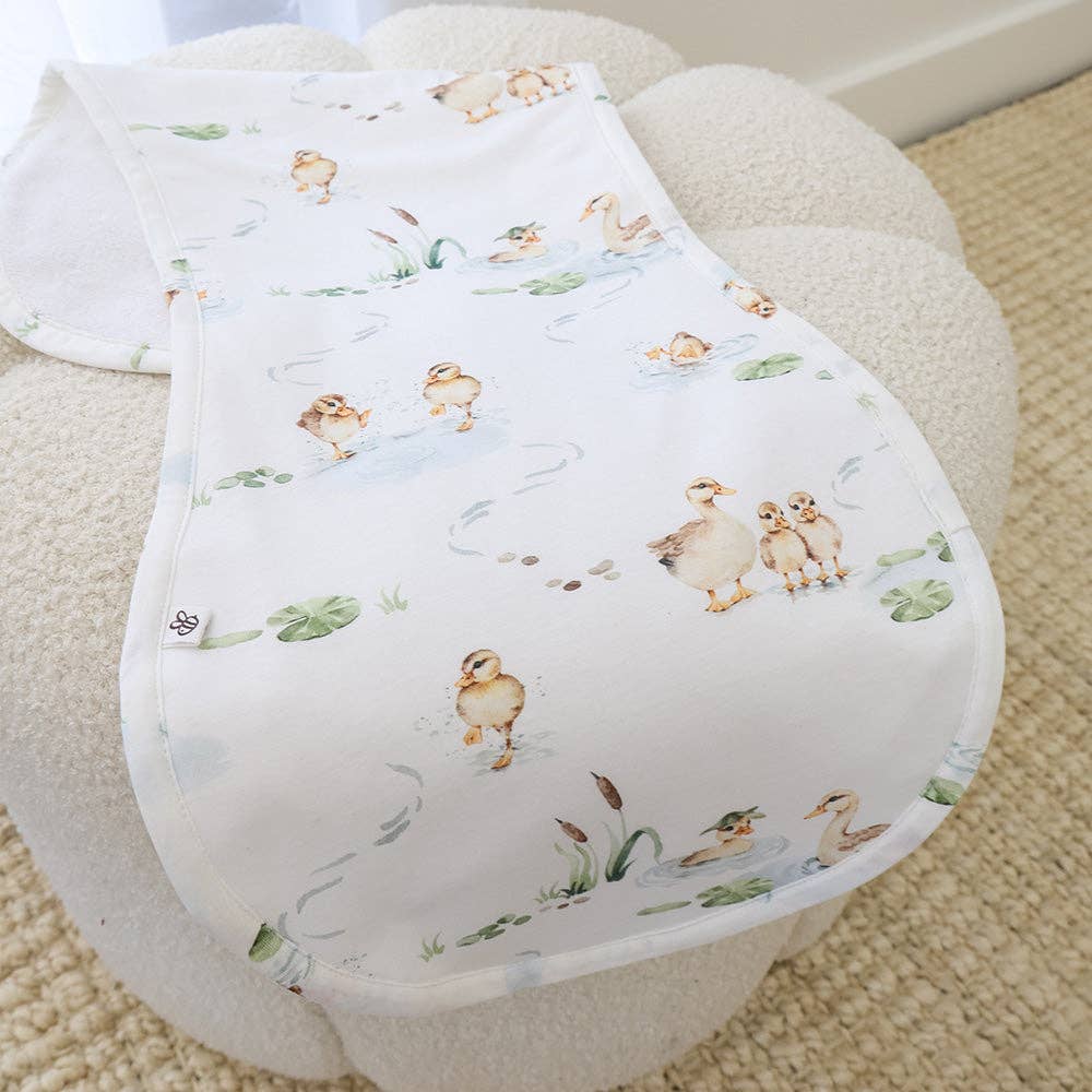 Snuggle Hunny - Duck Pond Organic Cotton Burp Cloth