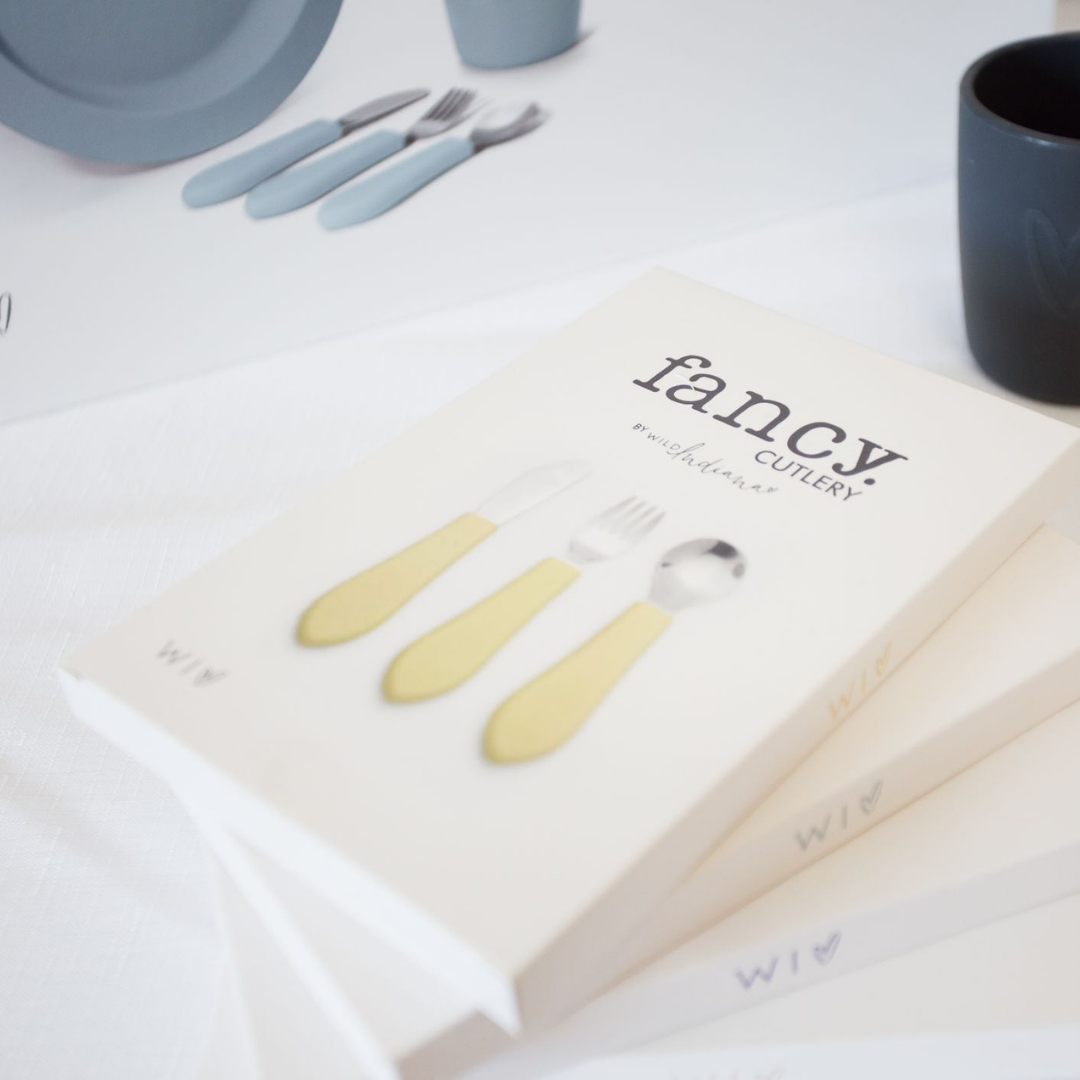 Wild Indiana | Fancy | Kids Cutlery Set | Lemon