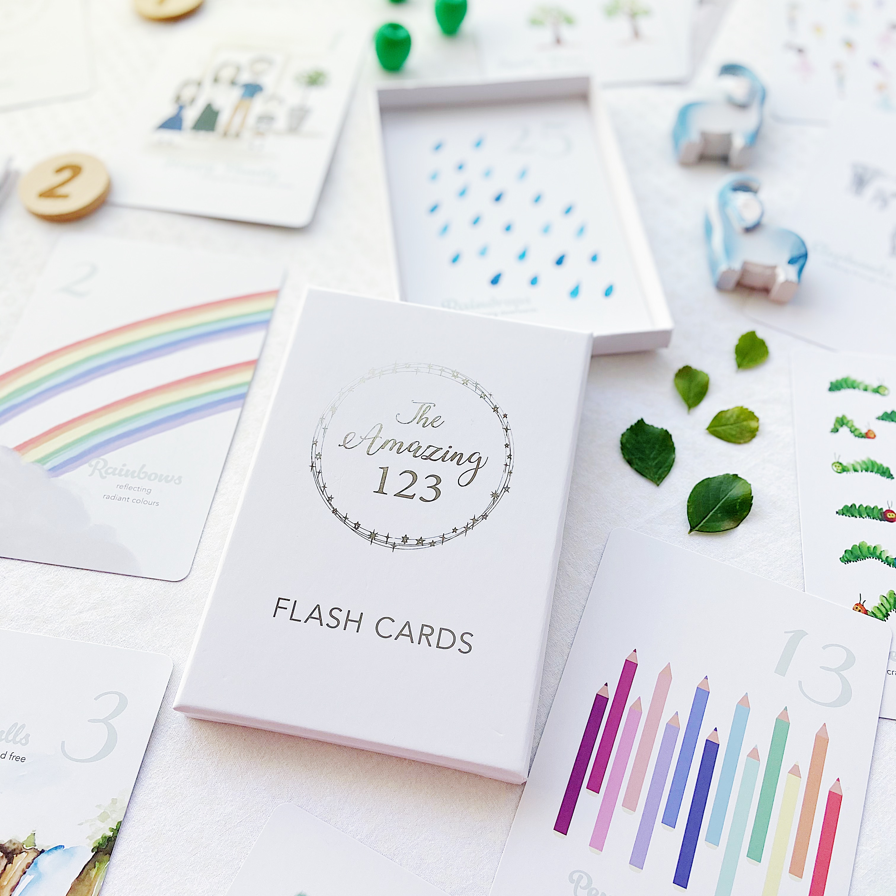 Adored Illustrations | The Amazing 123 Flash Cards