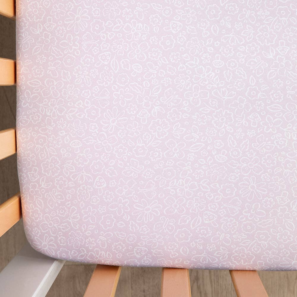 Living Textiles | 2 Pack Organic Cot Fitted Sheet Whimsical Wonderland