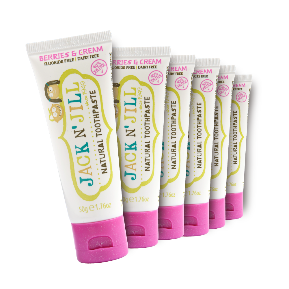 Jack N' Jill Natural Certified Toothpaste Berries & Cream 50g