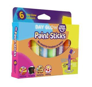 Little Brian Paint Sticks Day Glow 6 Pk