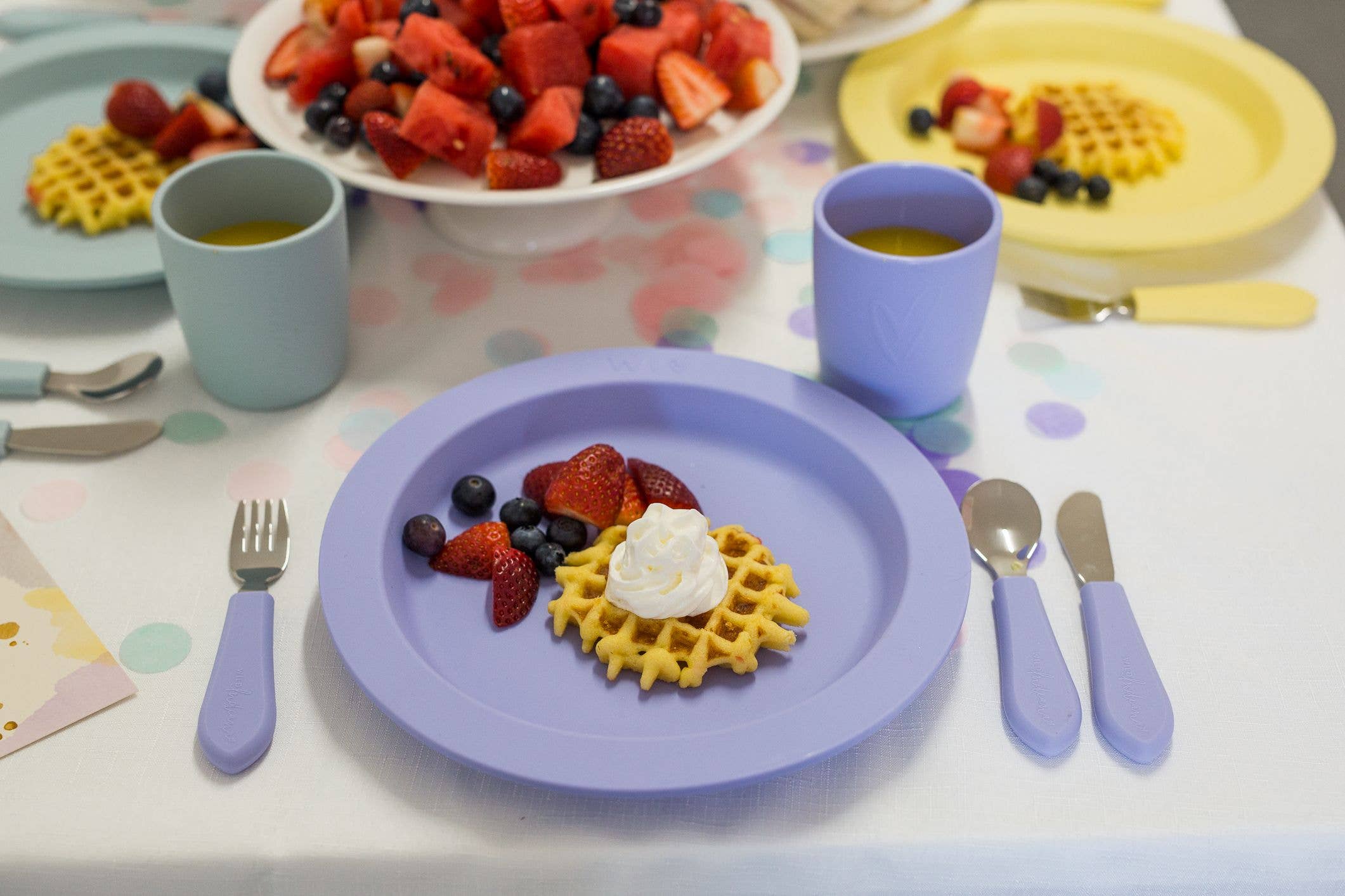 Wild Indiana Fancy Cutlery Set | Duck Egg Blue