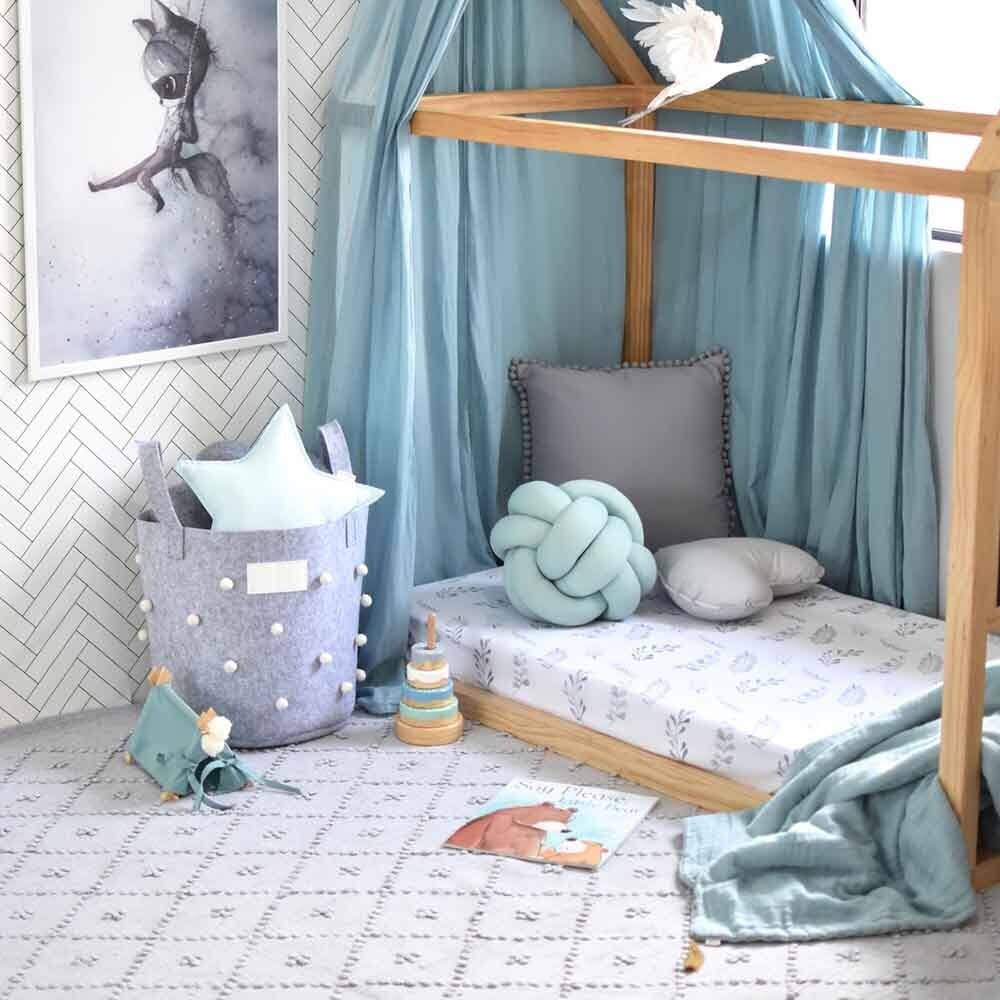 Snuggle Hunny - Wild Fern Fitted Cot Sheet