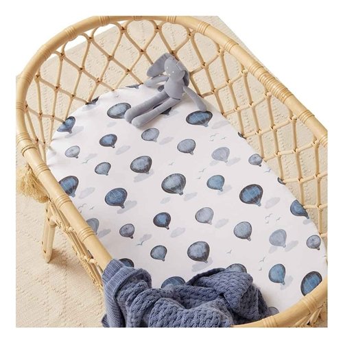 Snuggle Hunny Bassinet Sheet/Change Pad Cover Cloud Chaser