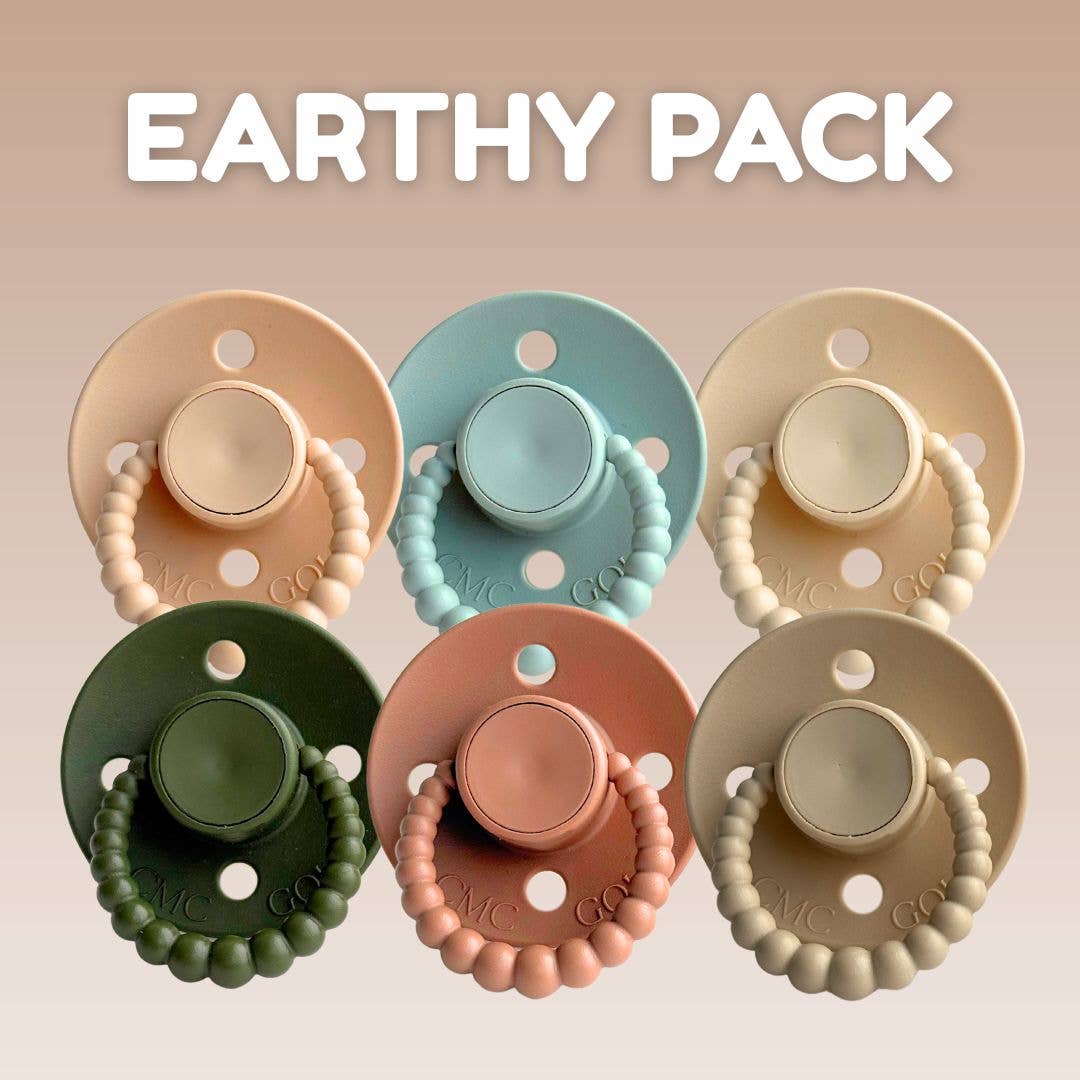 CMC Bubble Dummy Pre Packs (6 Pack) - Pastel Pack / Size 1 (NB-6m)