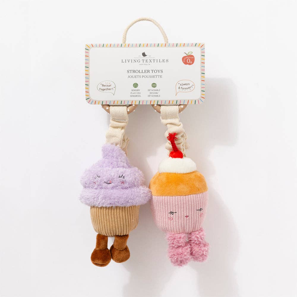 Living Textiles Mini Market Brunch Stroller Toys Ice Cream & Cupcake
