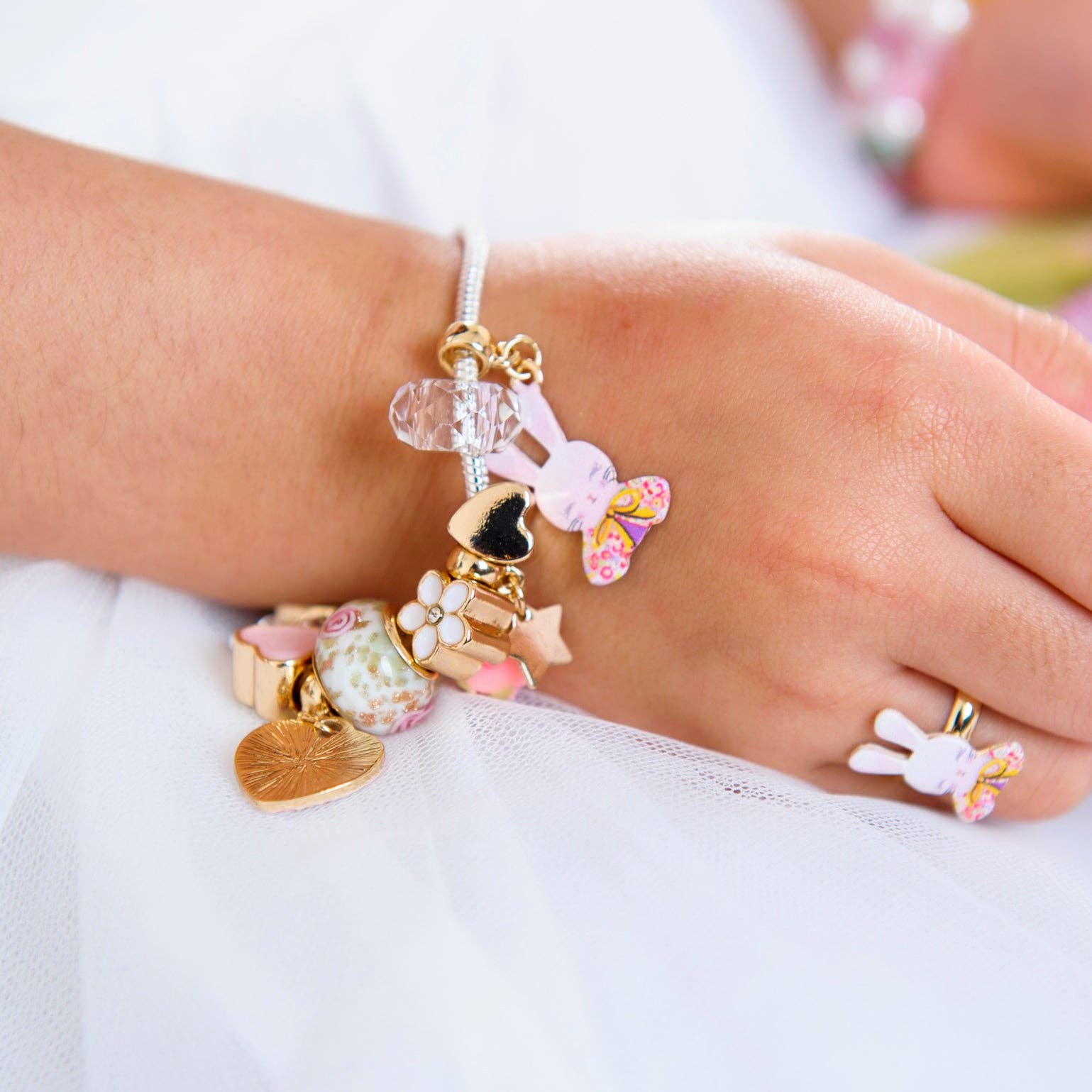 Lauren Hinkley | Petite Fleur BunBun Charm Bracelet