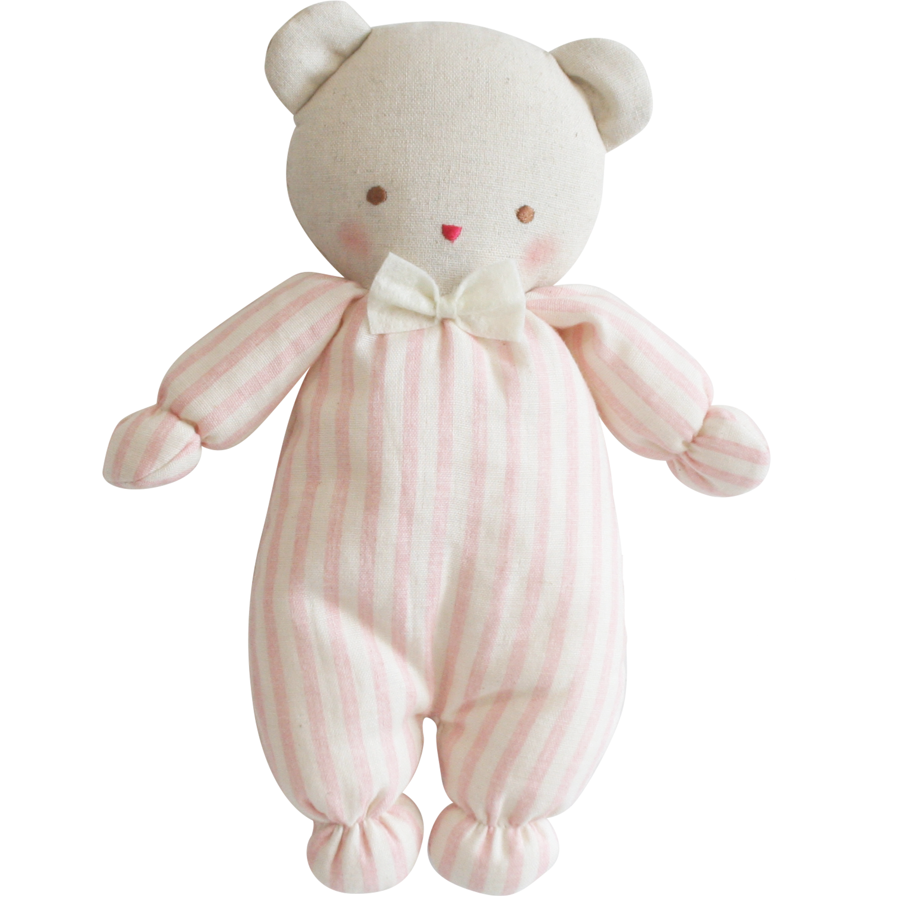 Alimrose - Baby Ted 25cm Pink Stripe