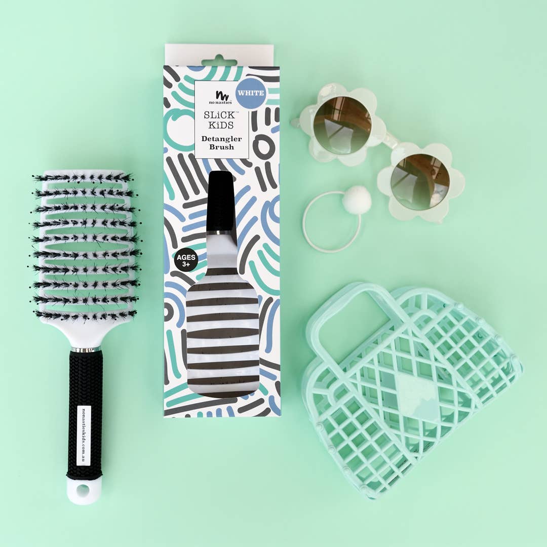 No Nasties Kids | Detangler Hair Tamer Brush Pink