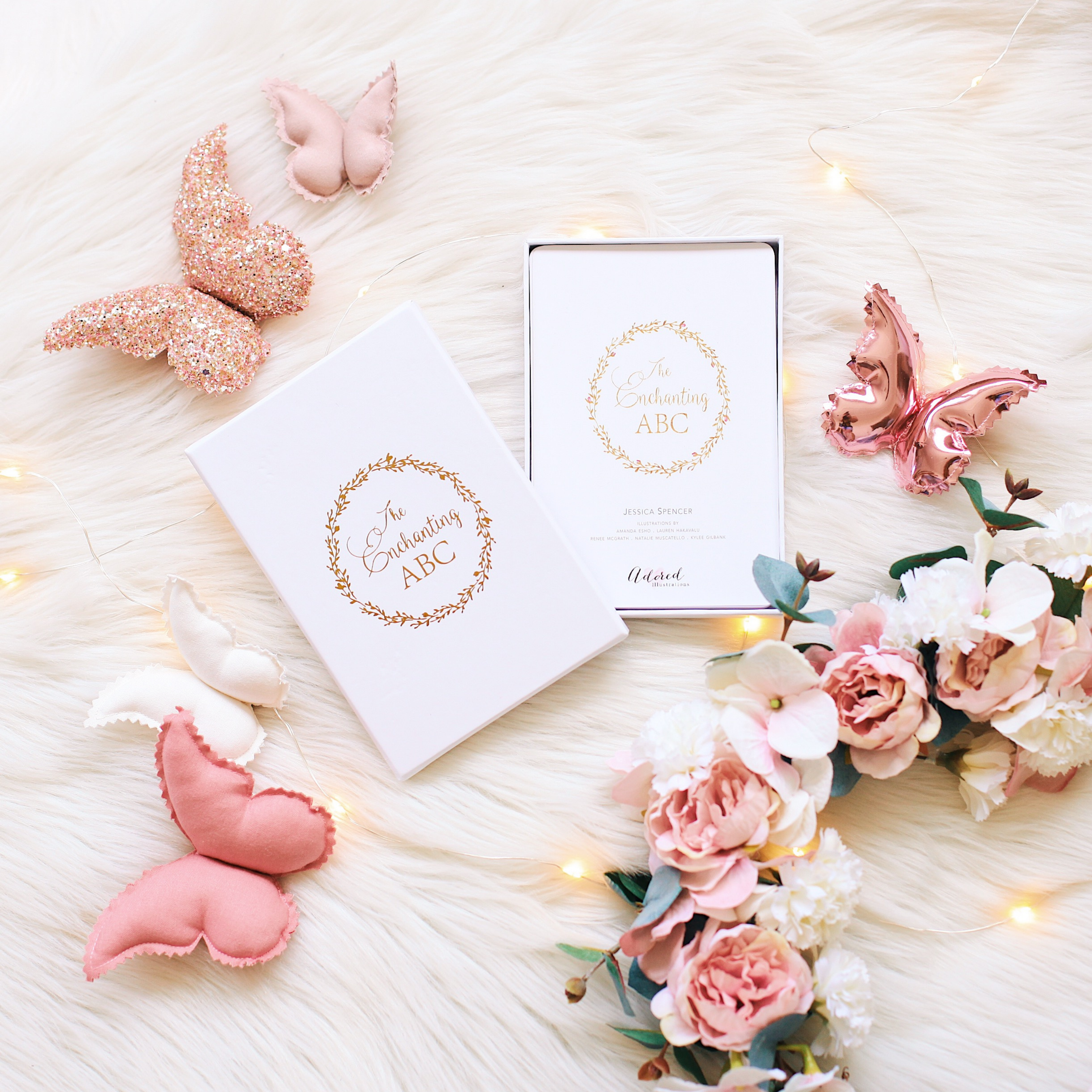 Adored Illustrations | The Enchanting ABC Flash Cards