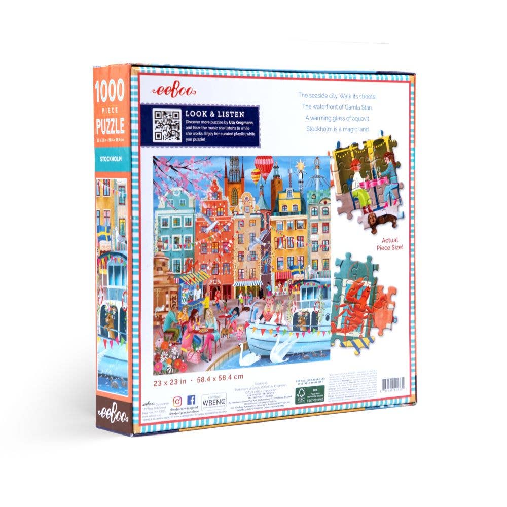 EeBoo Puzzle | Stockholm 1000 Pc