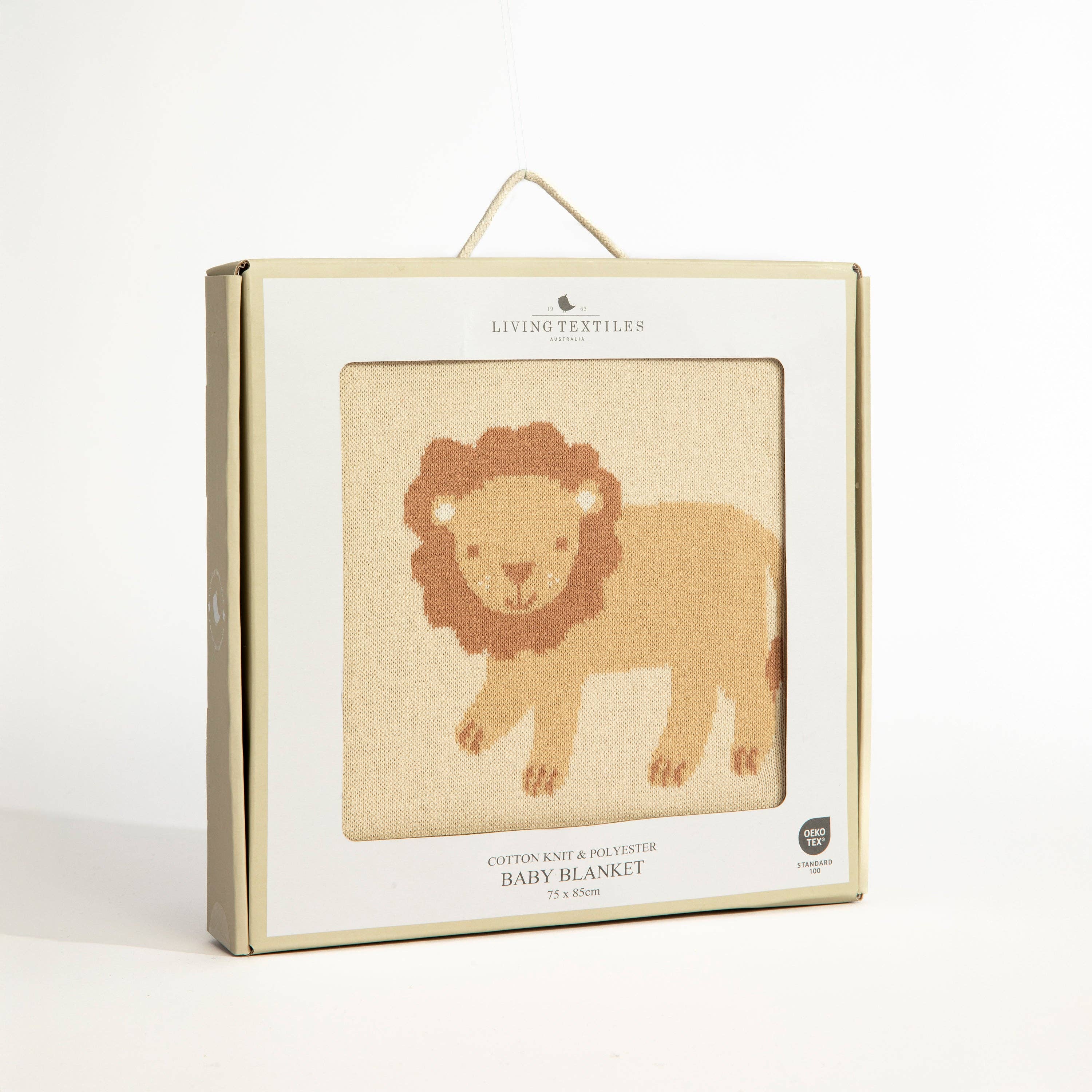 Living Textiles Jacquard Blanket Wild Safari