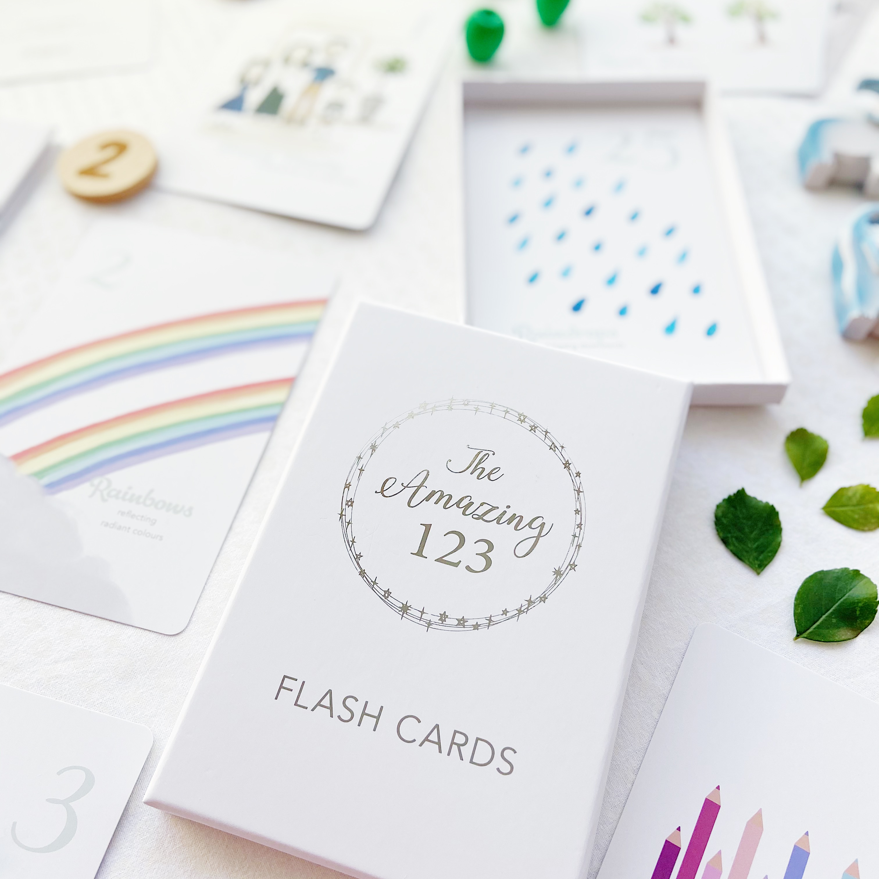 Adored Illustrations | The Amazing 123 Flash Cards