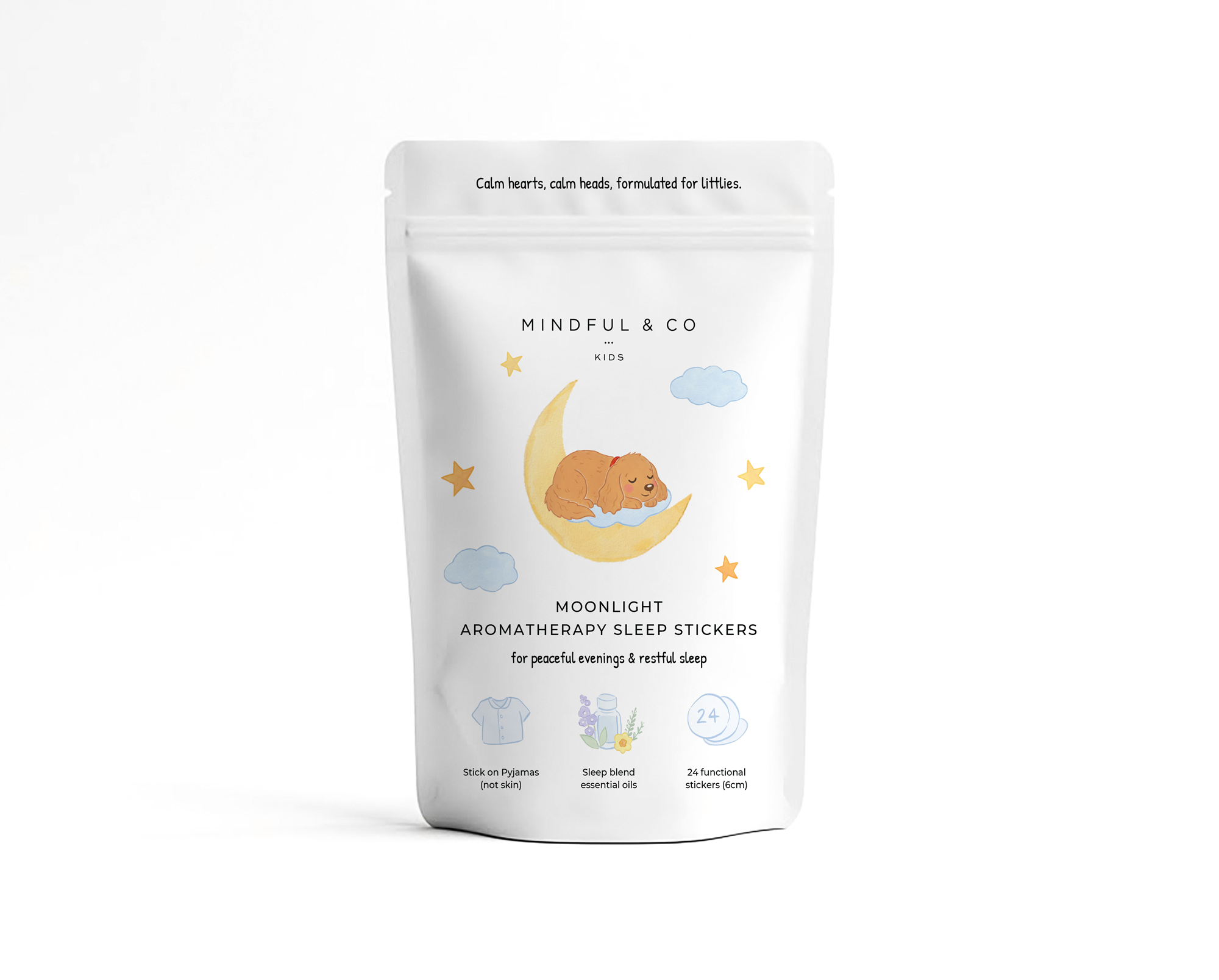 Mindful and Co Kids - Moonlight Aromatherapy Sleep Stickers – Calm & Sleep Support