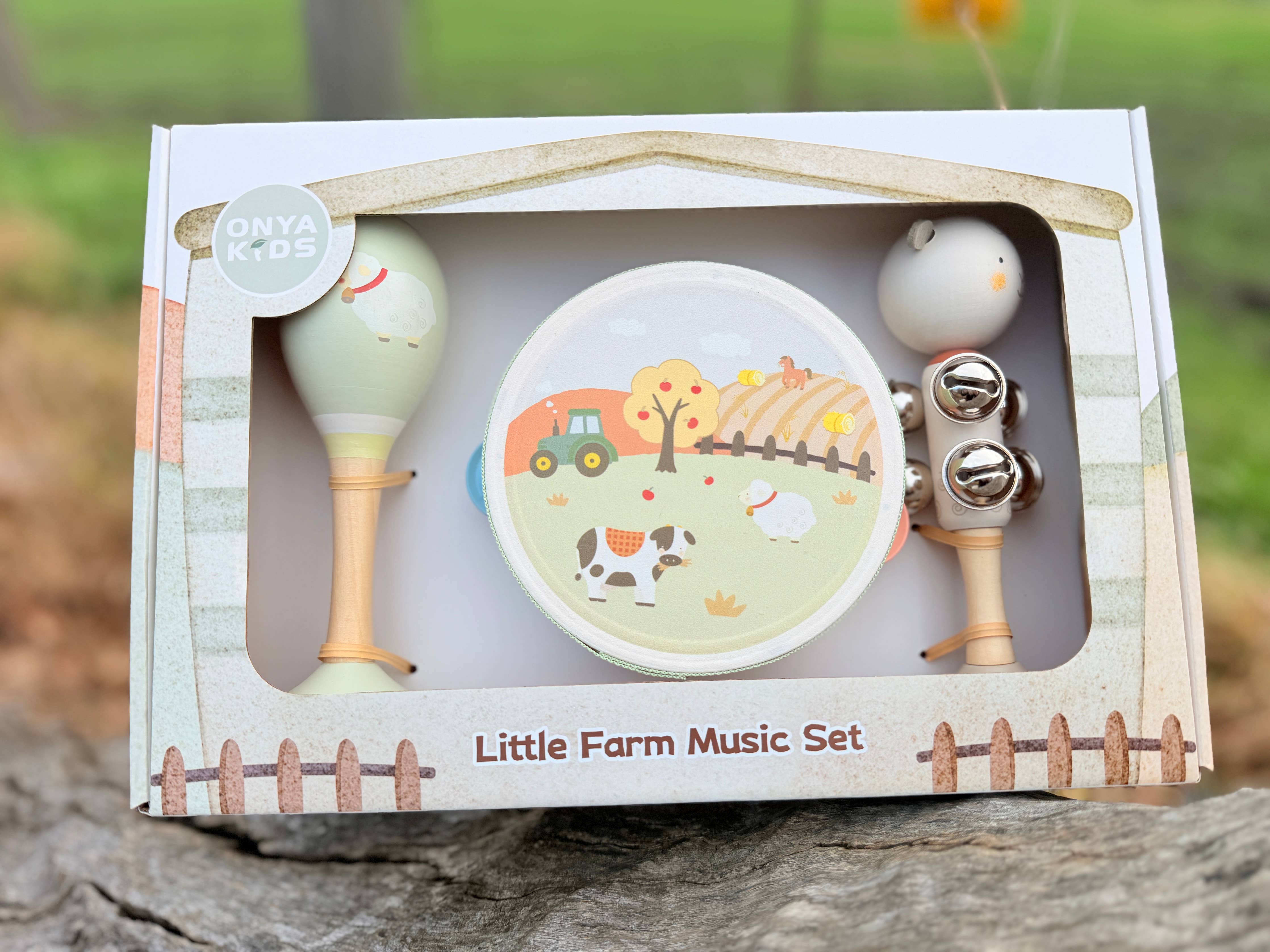 ToysLink - Onya Kids 3pcs Farm Music Set-Autumn (Sheep)