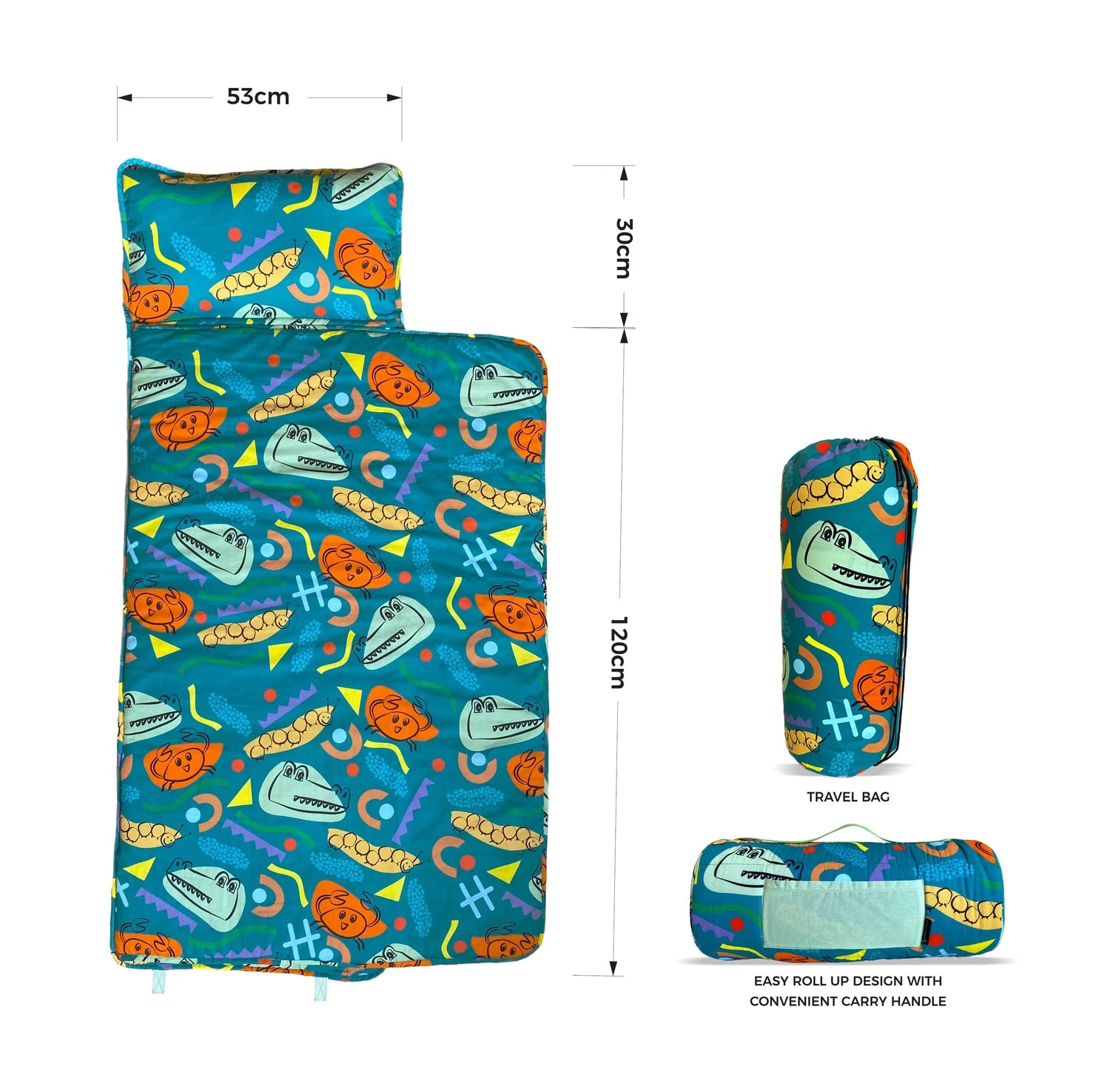 Morgy + Wills | Kids Nap Mat | In a While Crocodile