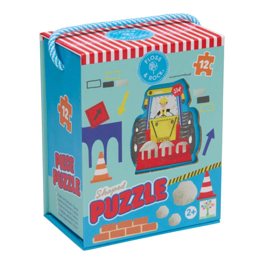 Floss & Rock Shaped Jigsaw Puzzle | Construction 12 Pc