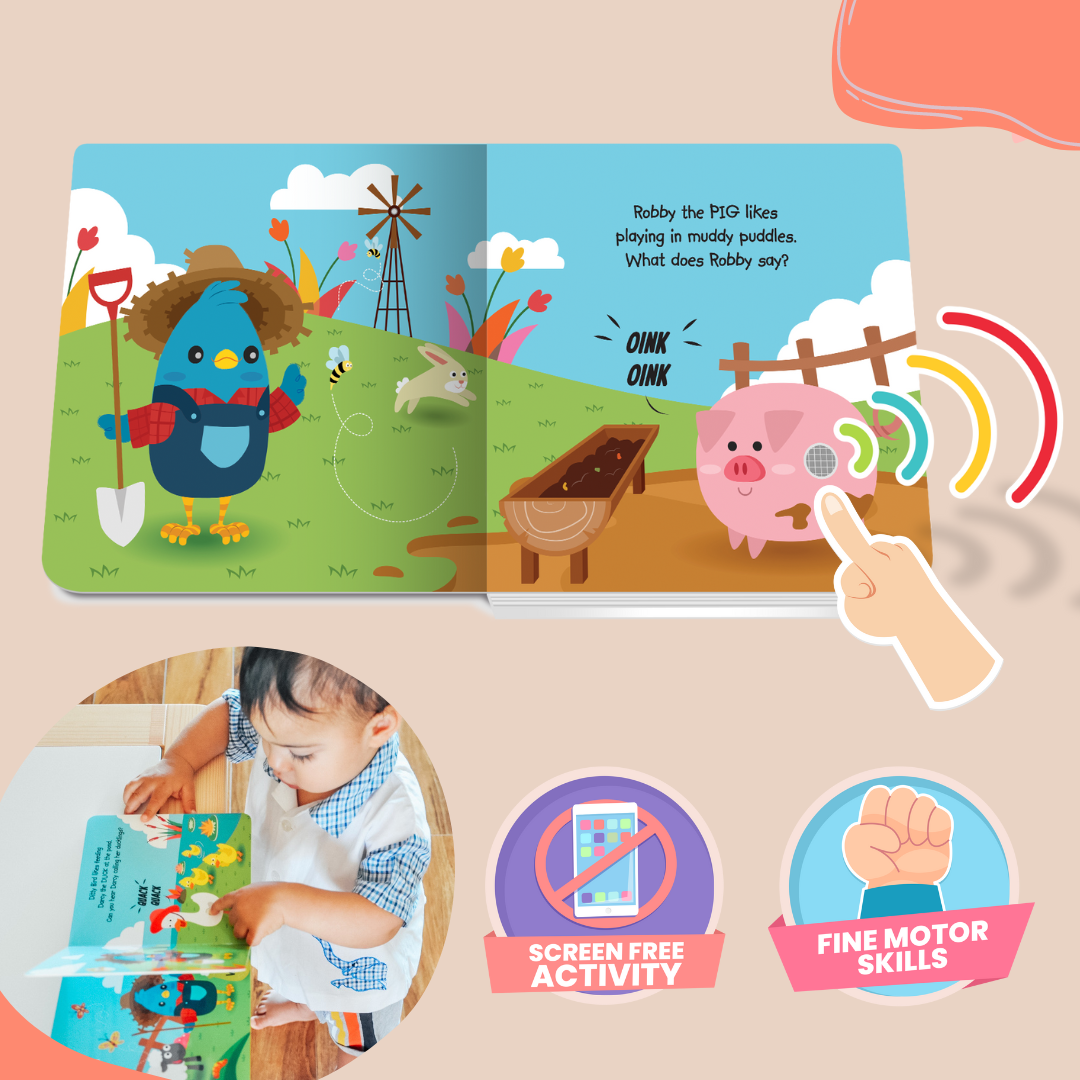 Ditty Bird | Farm Animal | Baby Sound Book Farm