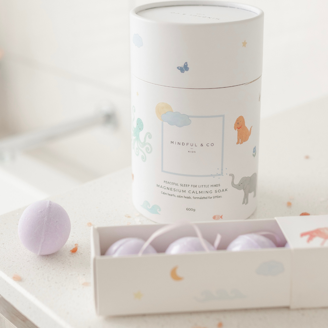 Mindful and Co Kids - Sweet Dream Drops – Kids Magnesium Sleep Bath Bombs