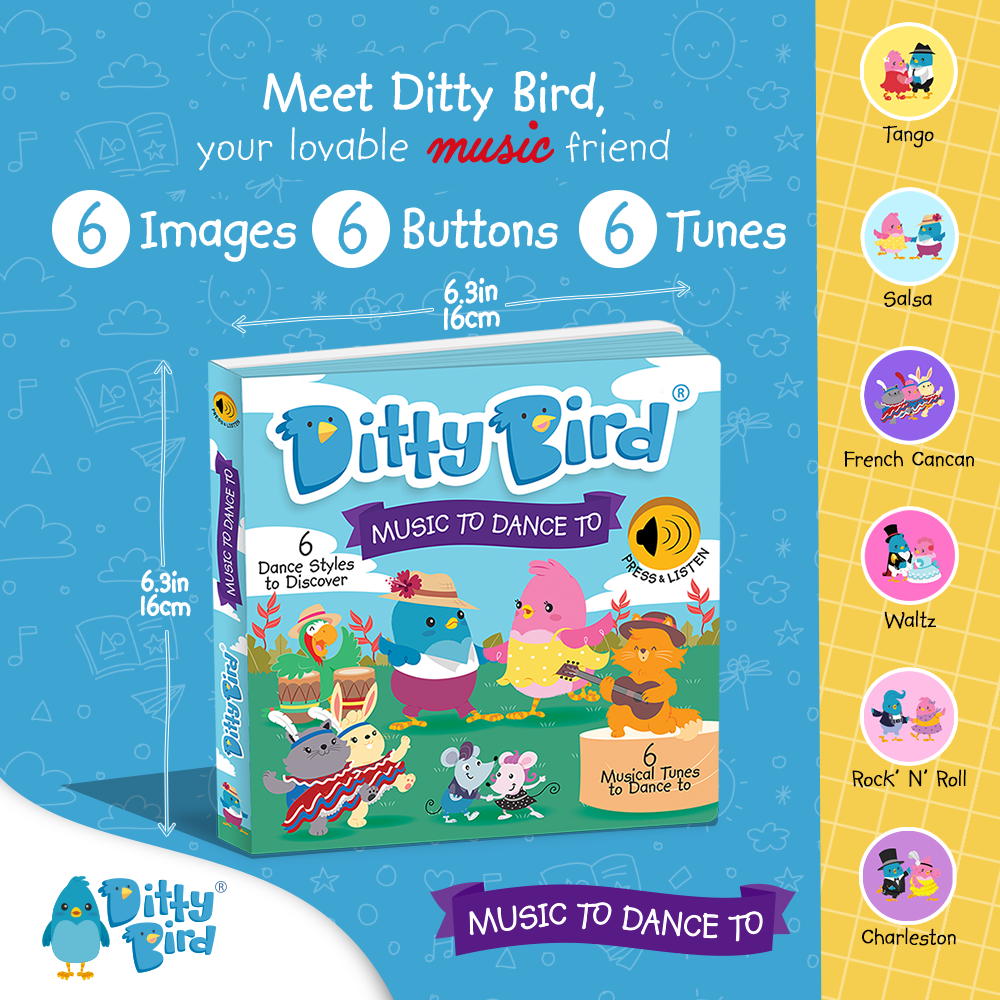 Ditty Bird | Kids Dance Songs | Music to Dance To