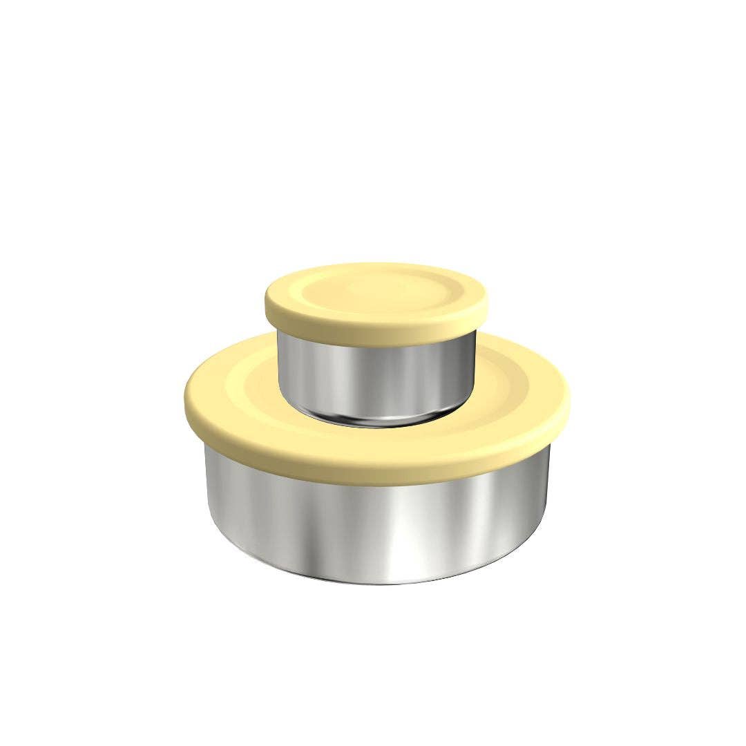 Ecococoon | Stainless Steel Snack Pots | Limoncello