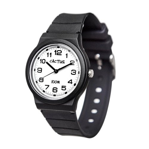 Cactus Watch | Classic - Kids Waterproof Watch - Black