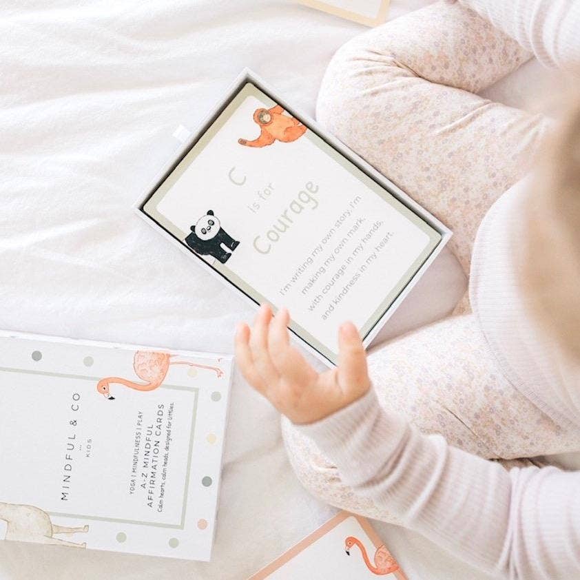 Mindful and Co Kids - A–Z Mindfulness Affirmation Cards for Kids