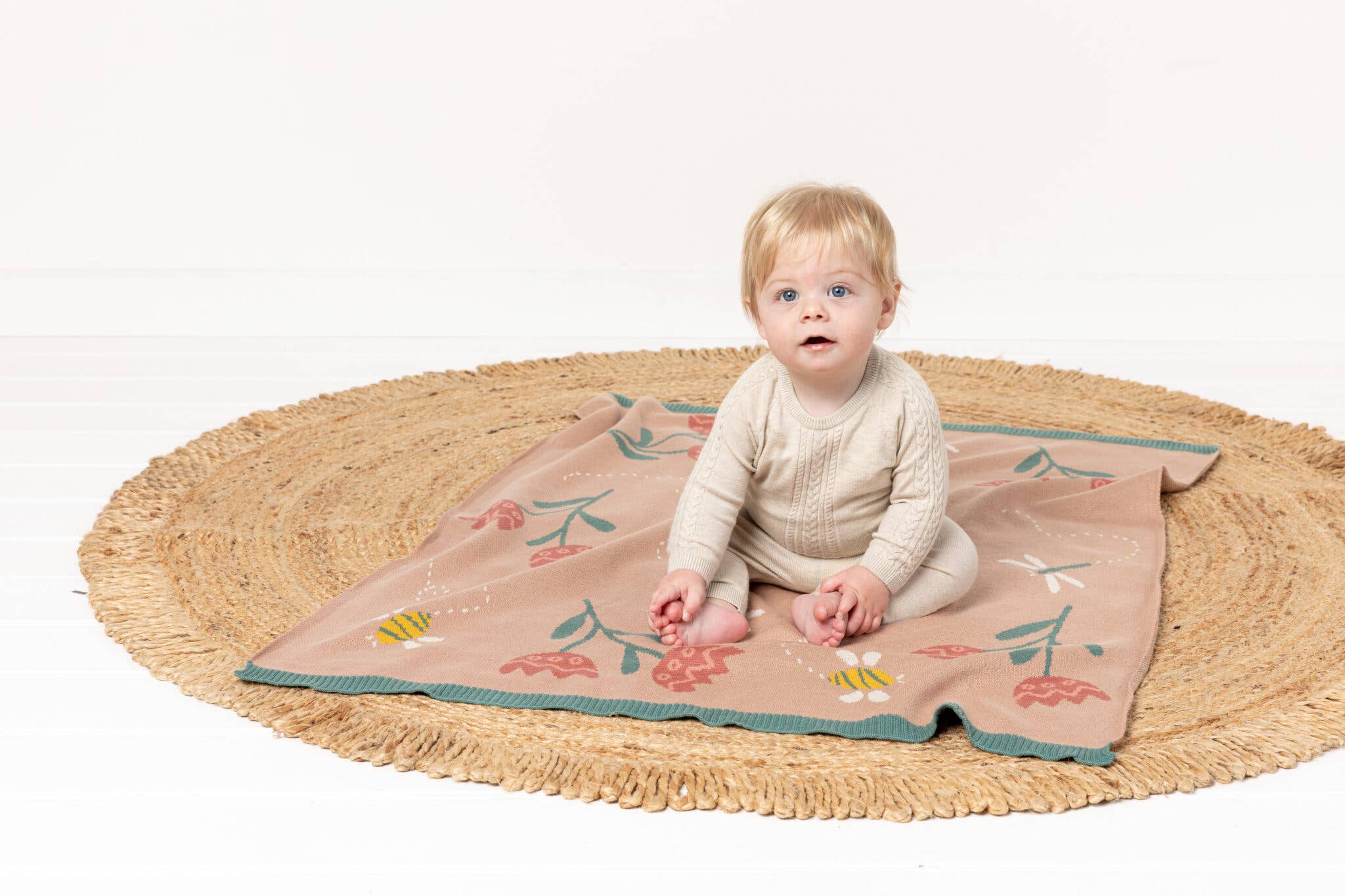 Indus Design | Drew Dragonfly Baby Blanket