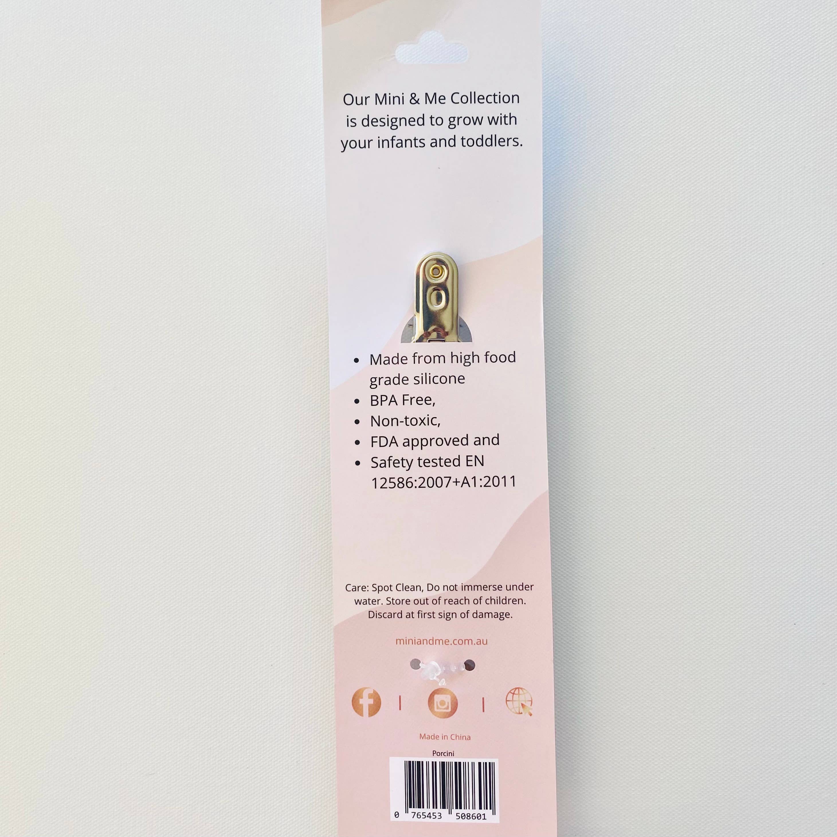 Cuddle Bug & Co | Mini & Me Classic Dummy Chain Caramel