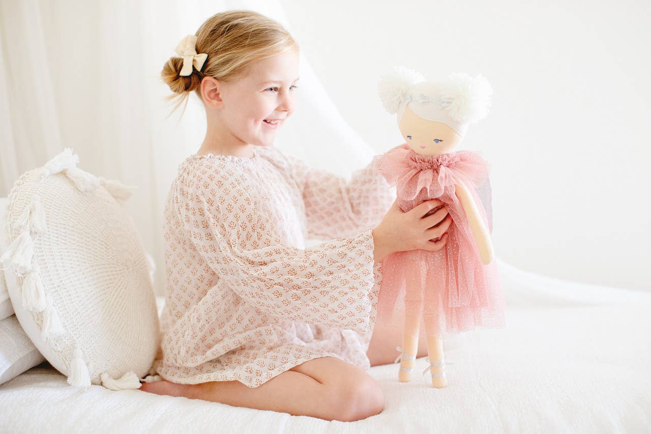 Alimrose Ava Angel Doll | Blush Silver