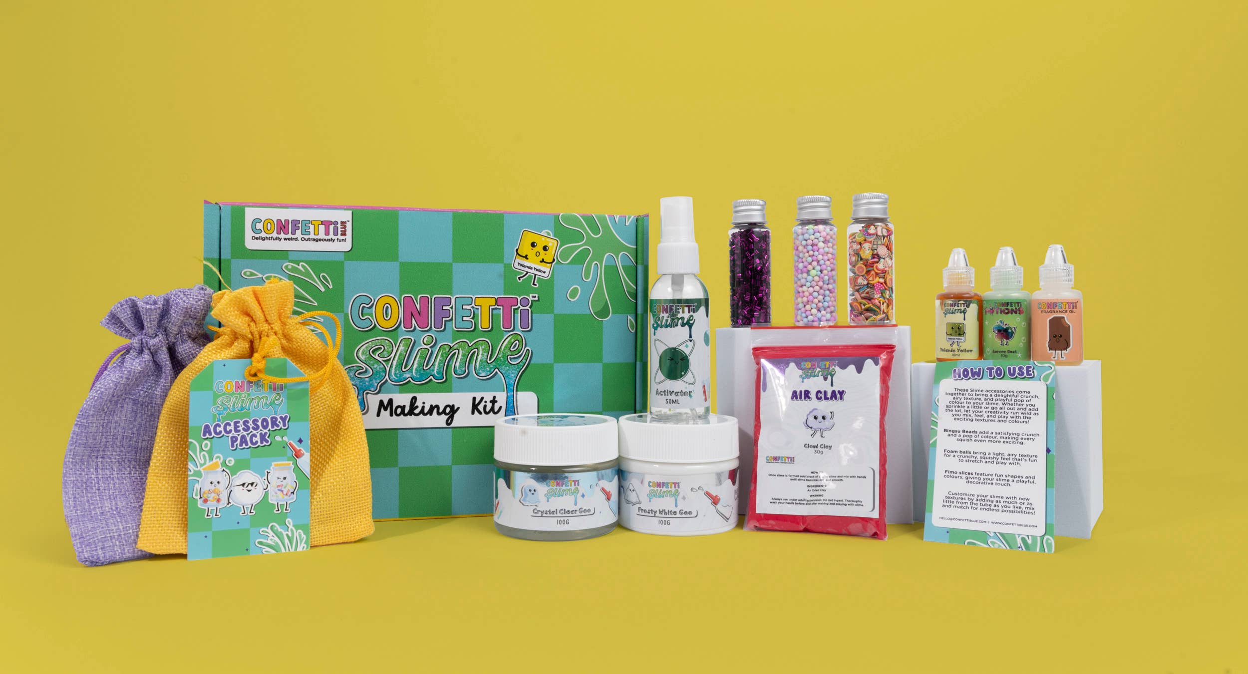 Confetti Blue - Slime DIY Kit