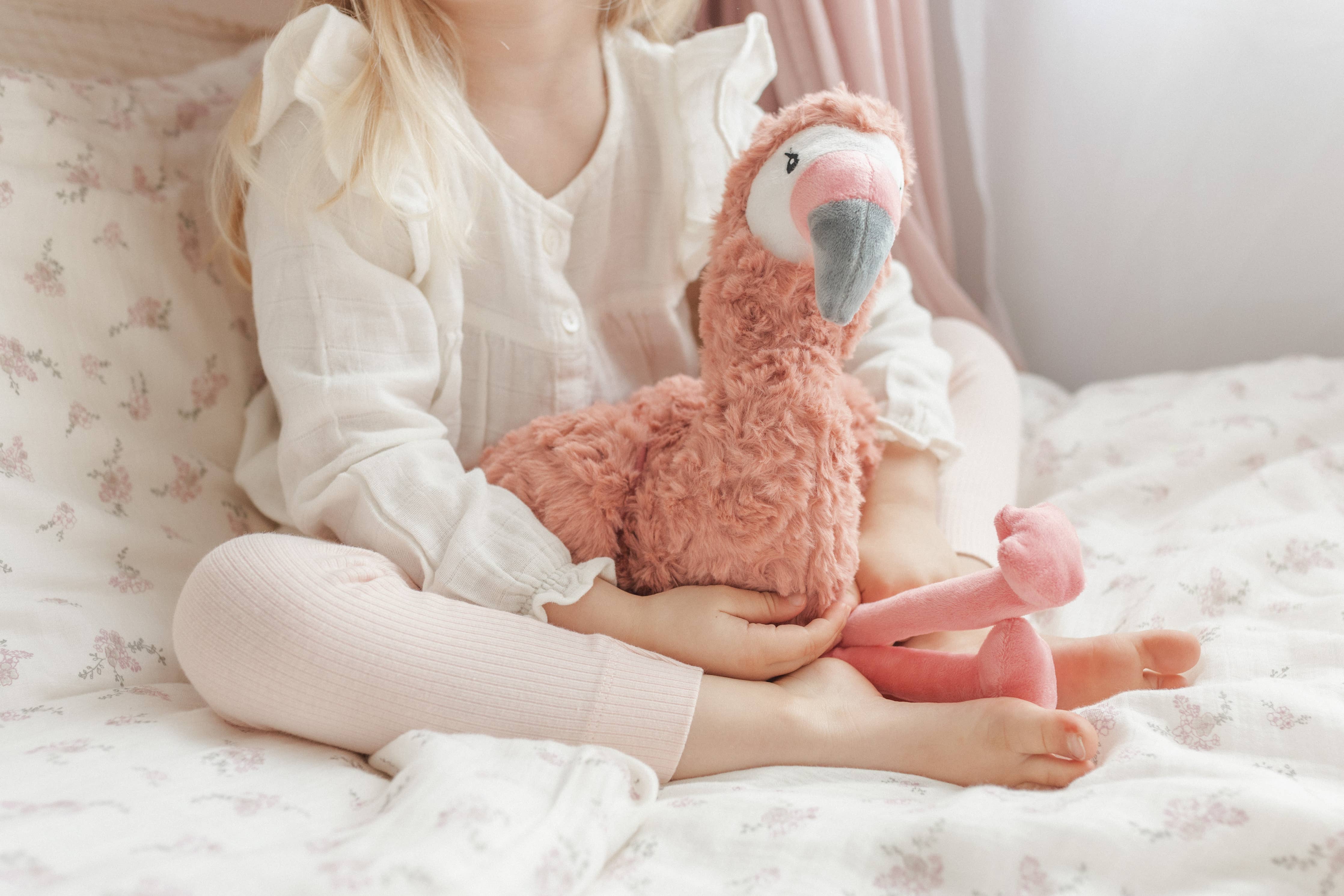 Mindful and Co Kids - Francesca The Flamingo – Weighted Sensory Toy for Kids