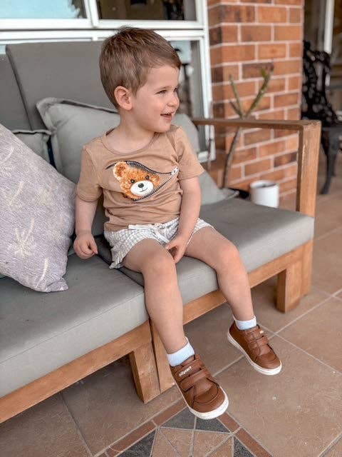 Billycart Kids | ARCHIE tan toddler sneakers