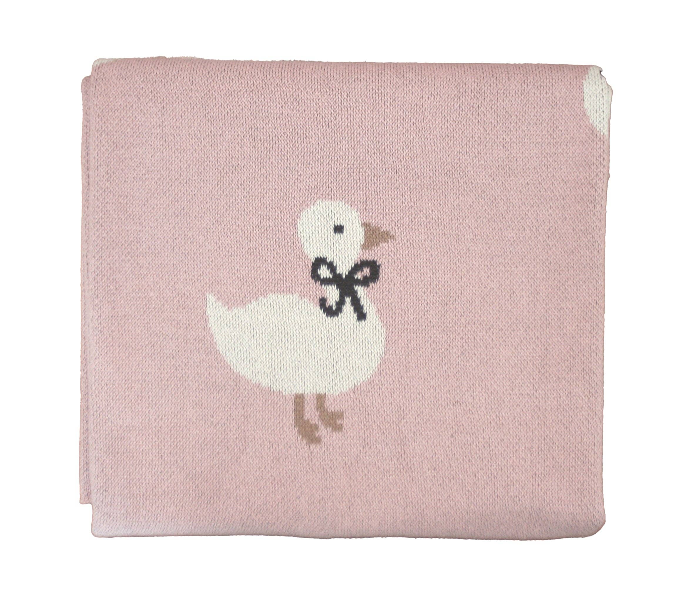 Alimrose Duck Baby Blanket Petal