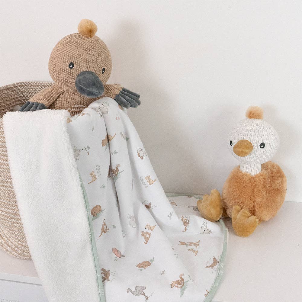 Living Textiles - Sherpa Blanket - Australiana