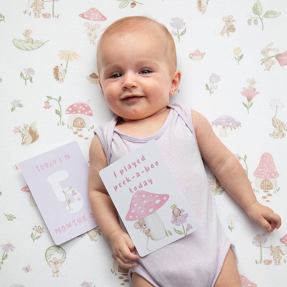 Living Textiles | 2 Pack Organic Cot Fitted Sheet Whimsical Wonderland
