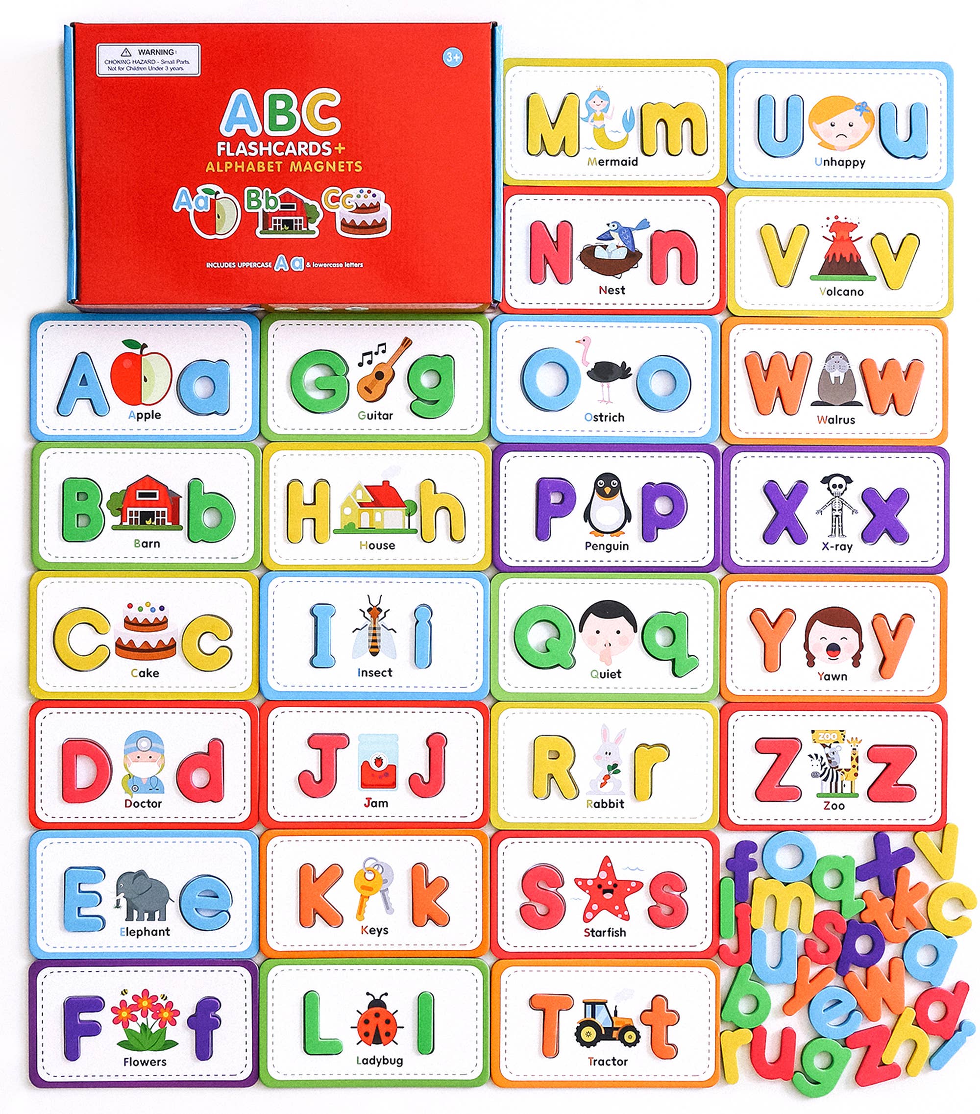 Curious Columbus | Flashcards & ABC Magnetic Letters