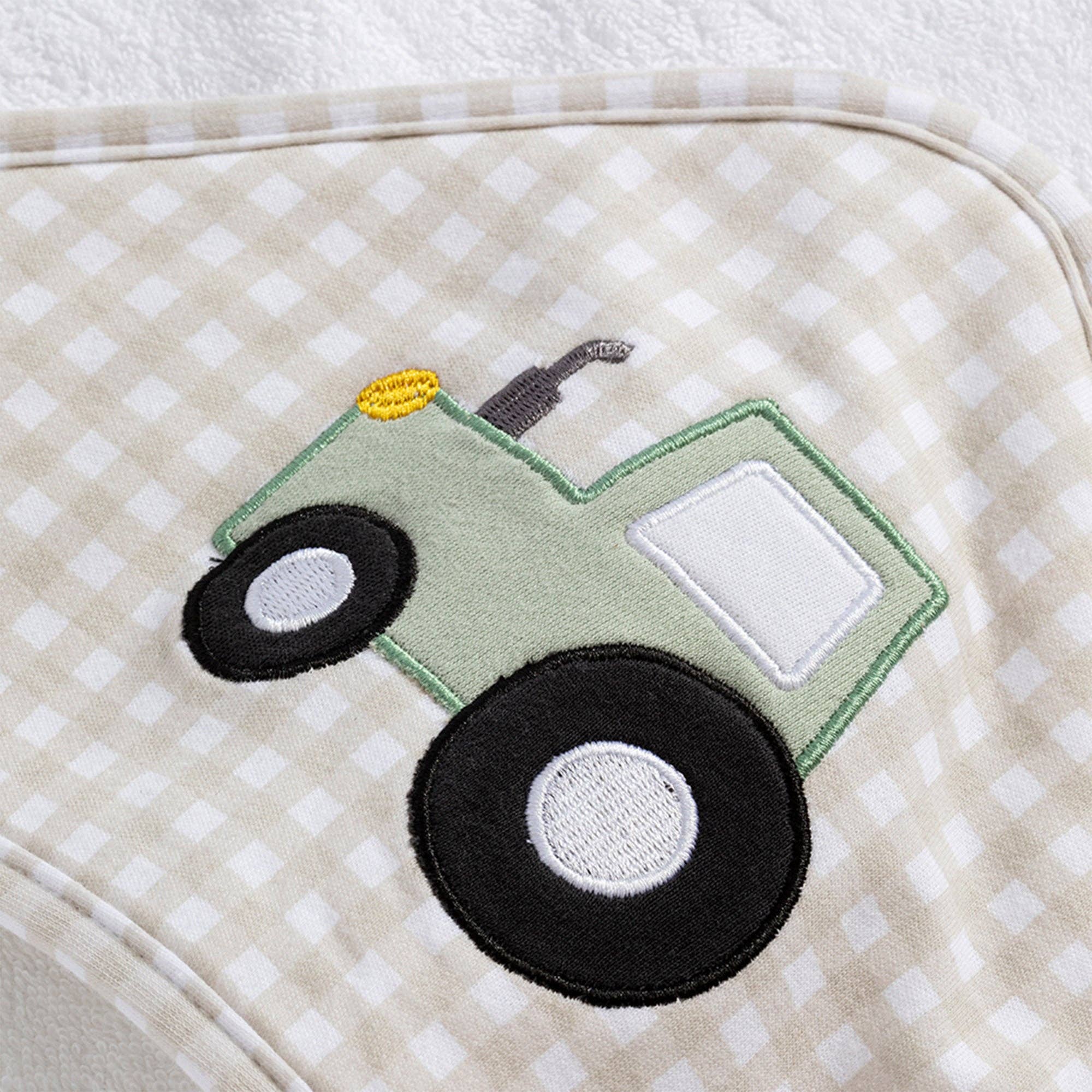 Living Textiles Hooded Towel Tractor Ride