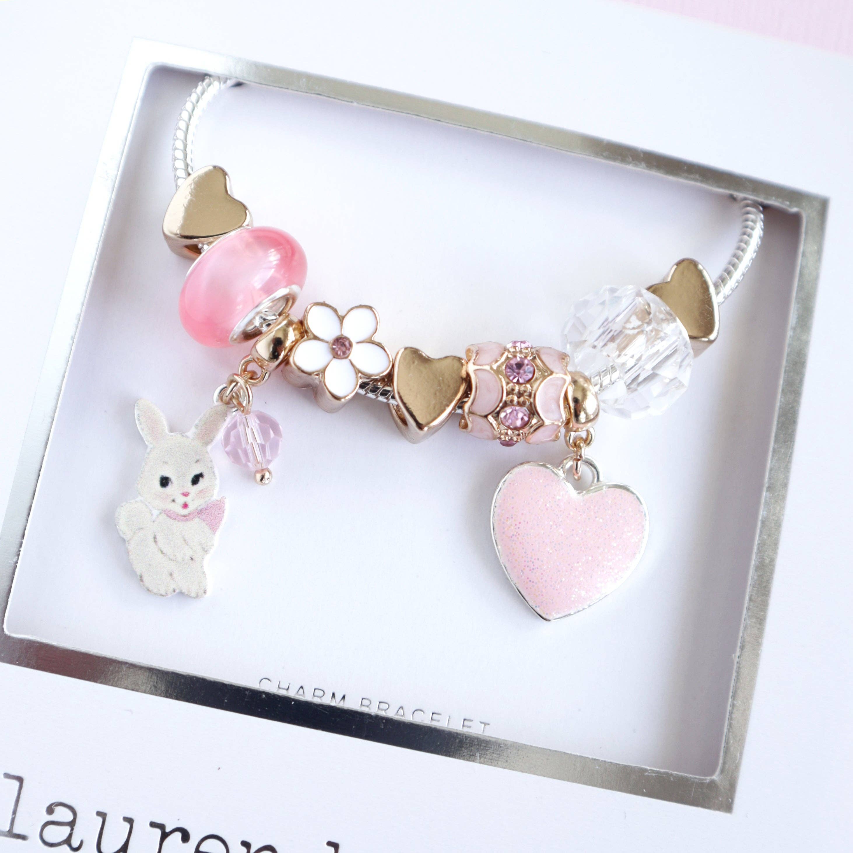 Lauren Hinkley | Floral Dreams Bunny Charm Bracelet