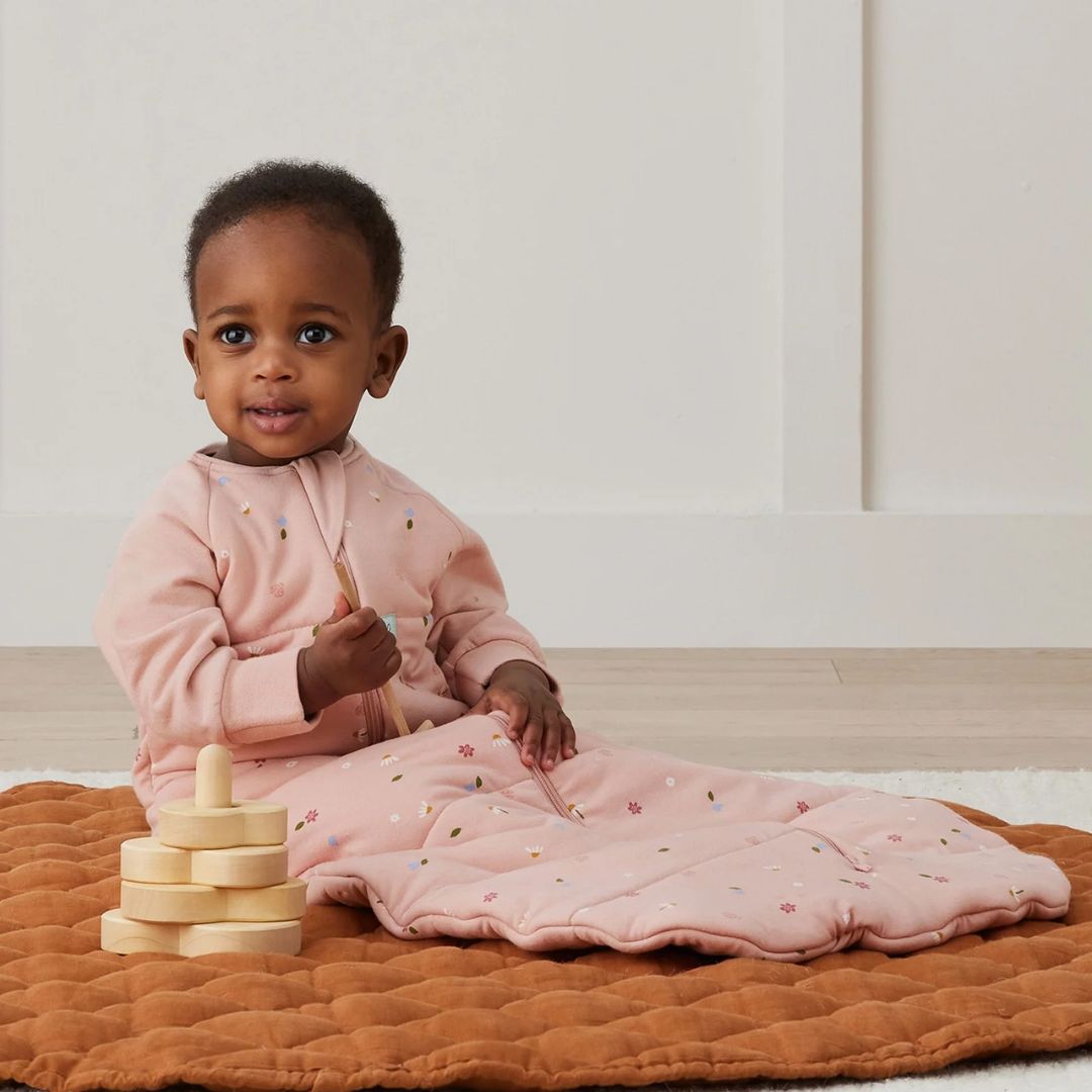 ergoPouch | Jersey Sleep Bag Long Sleeve 2.5TOG 3-12mths | Daisies