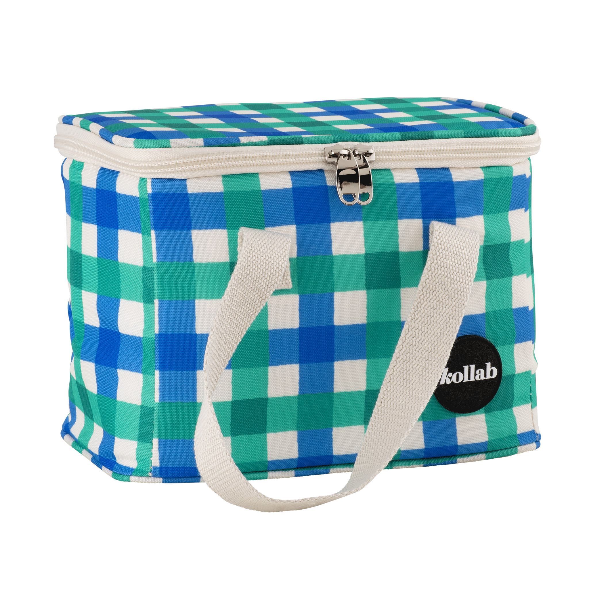 Kollab | Lunch Bag Green Blue Check