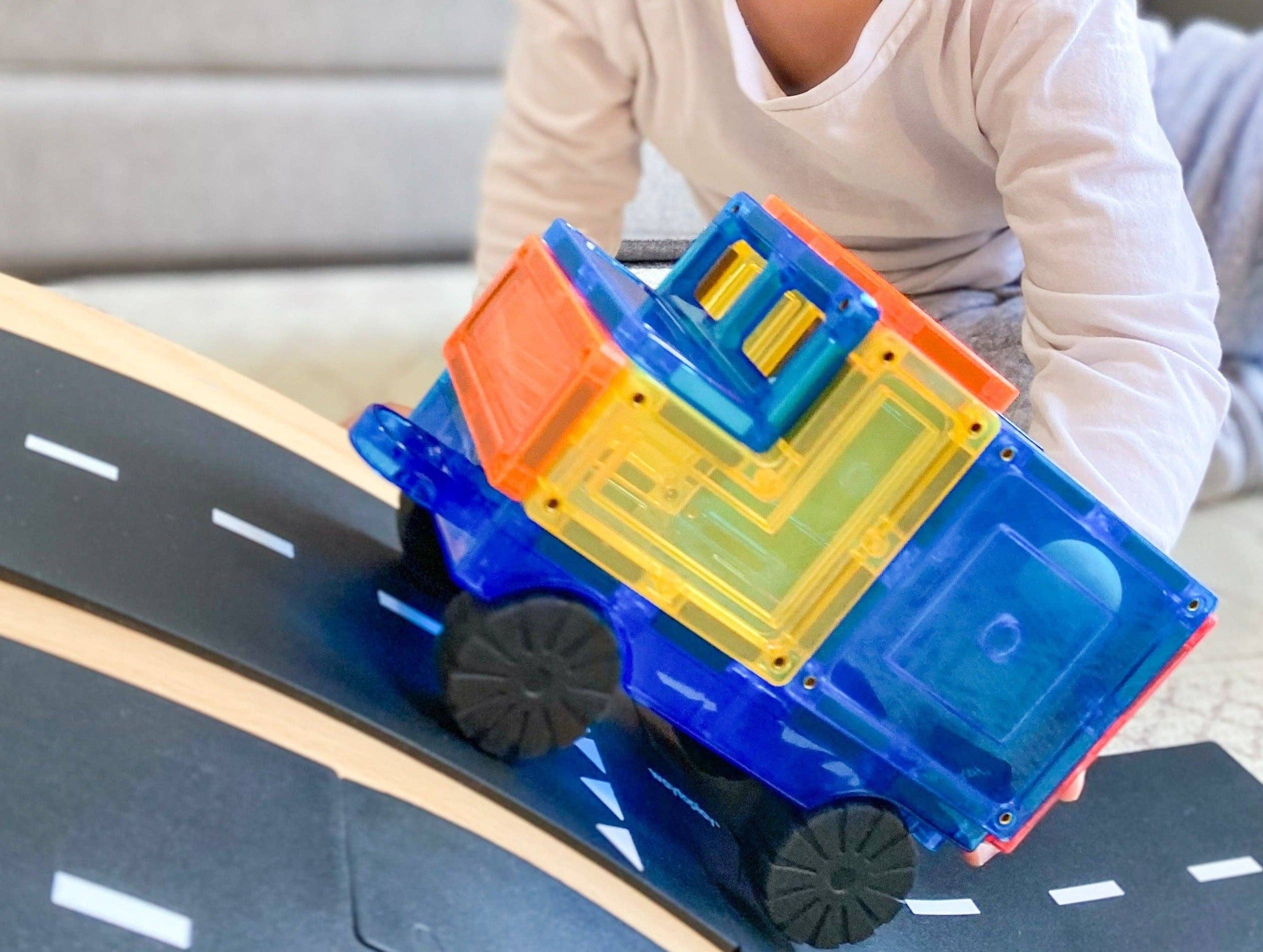 Learn & Grow | Magnetic Tiles | Car Base Pack (2 pc)