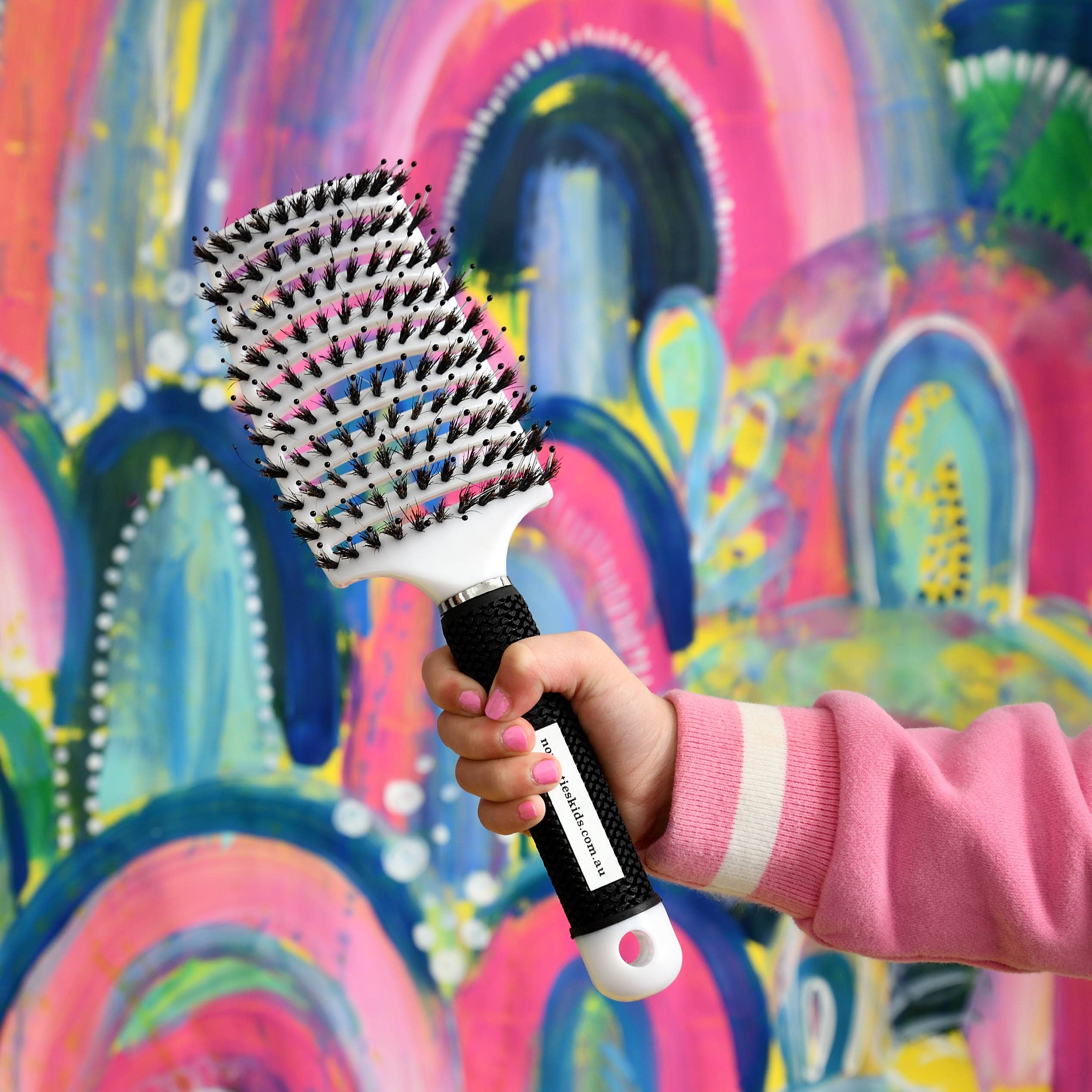 No Nasties Kids | Detangler Hair Tamer Brush Blue
