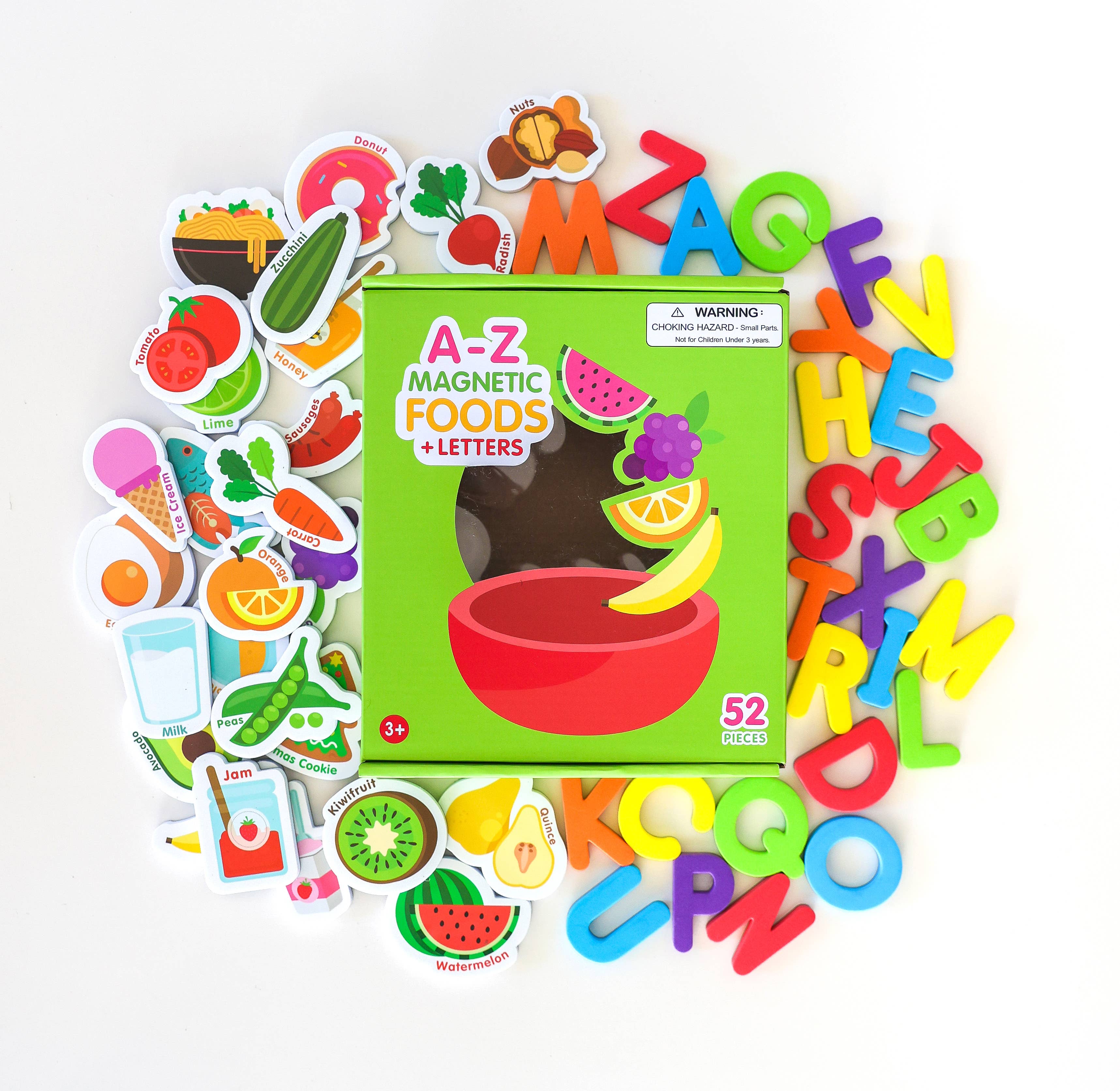 Curious Columbus | Magnetic Foods and Letters